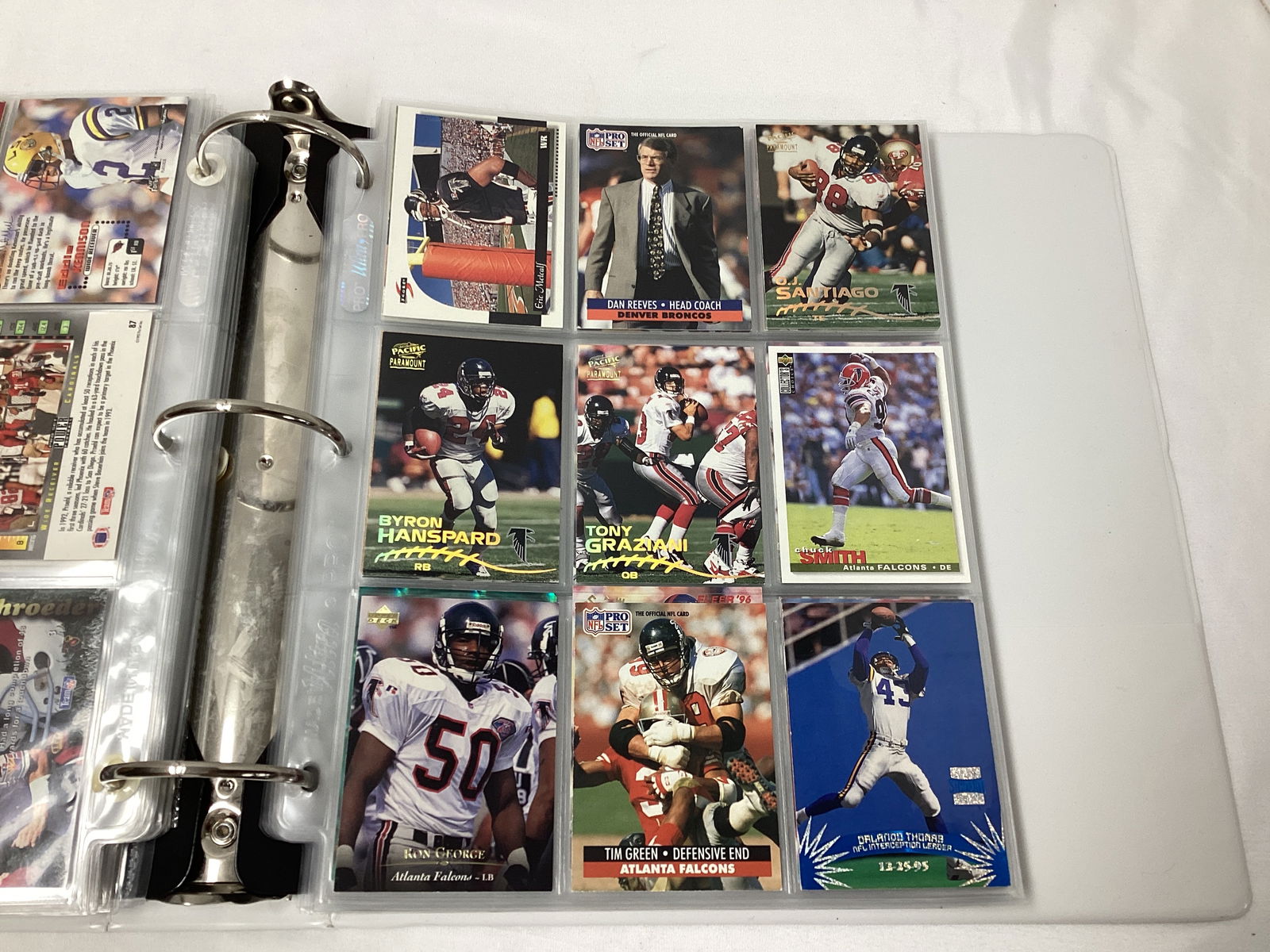 Binder of NFL Football Cards - 20