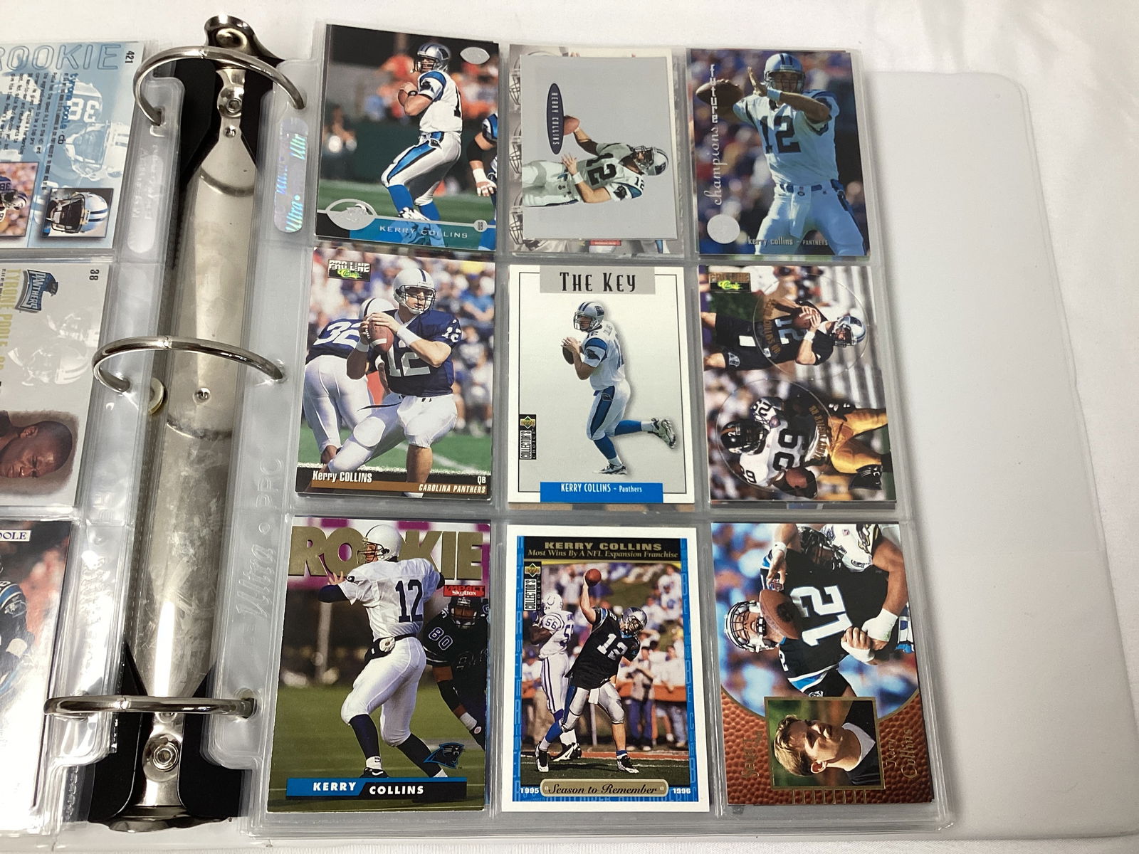 Binder of NFL Football Cards - 8