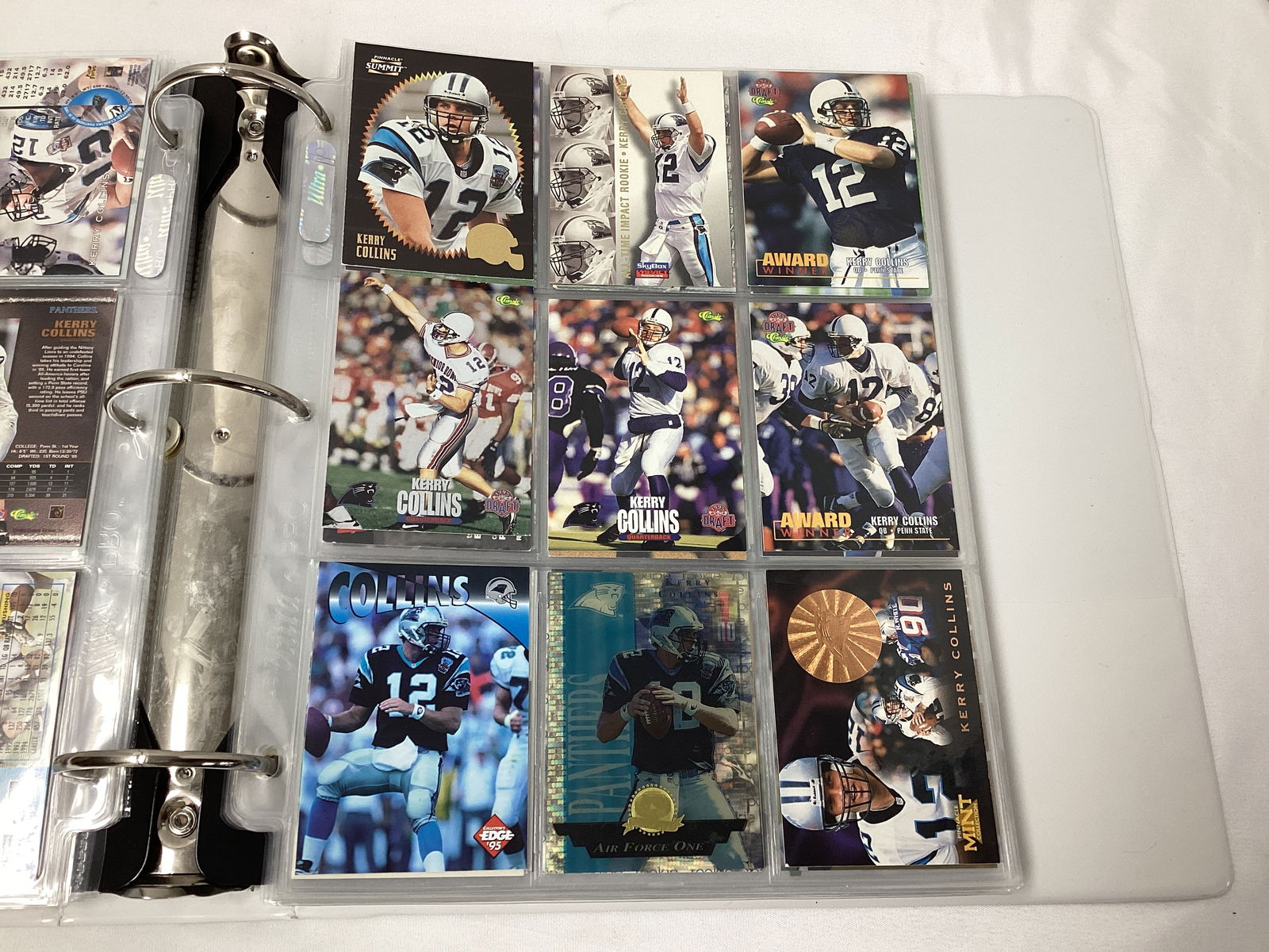Binder of NFL Football Cards - 9