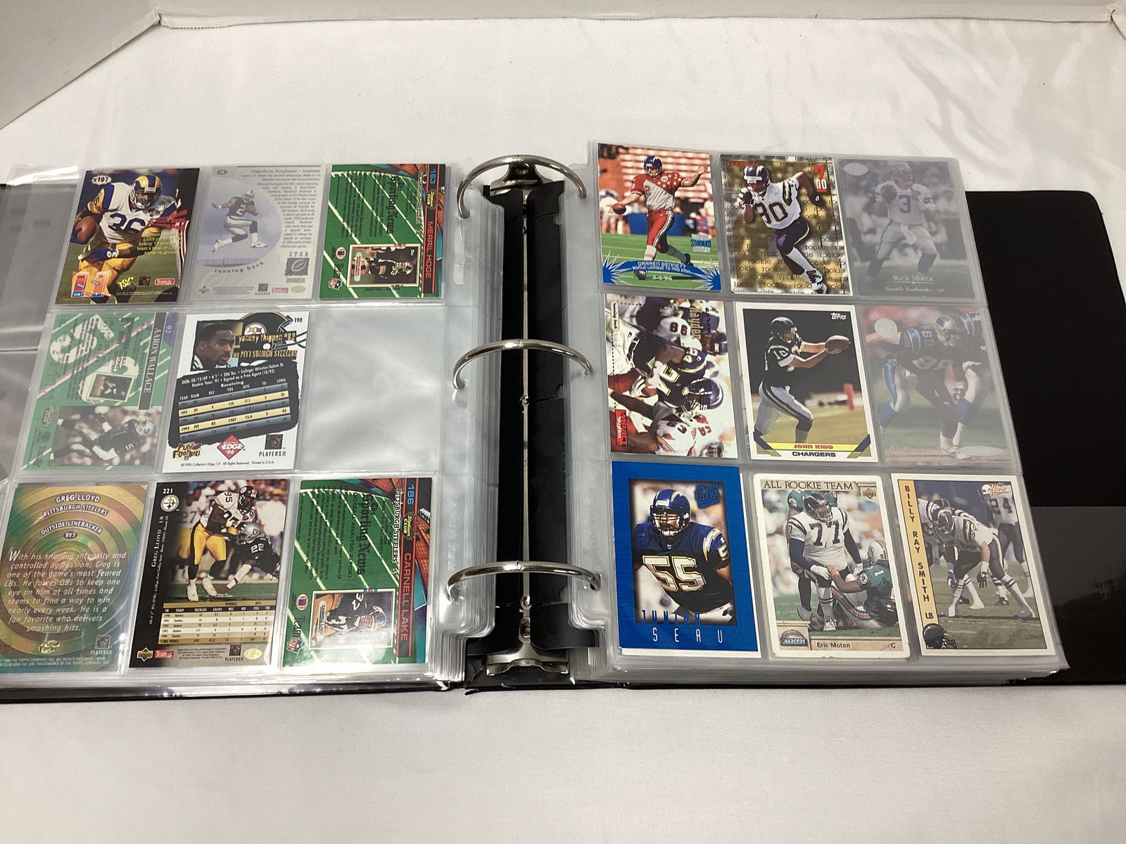 Binder of NFL Football Cards - 4