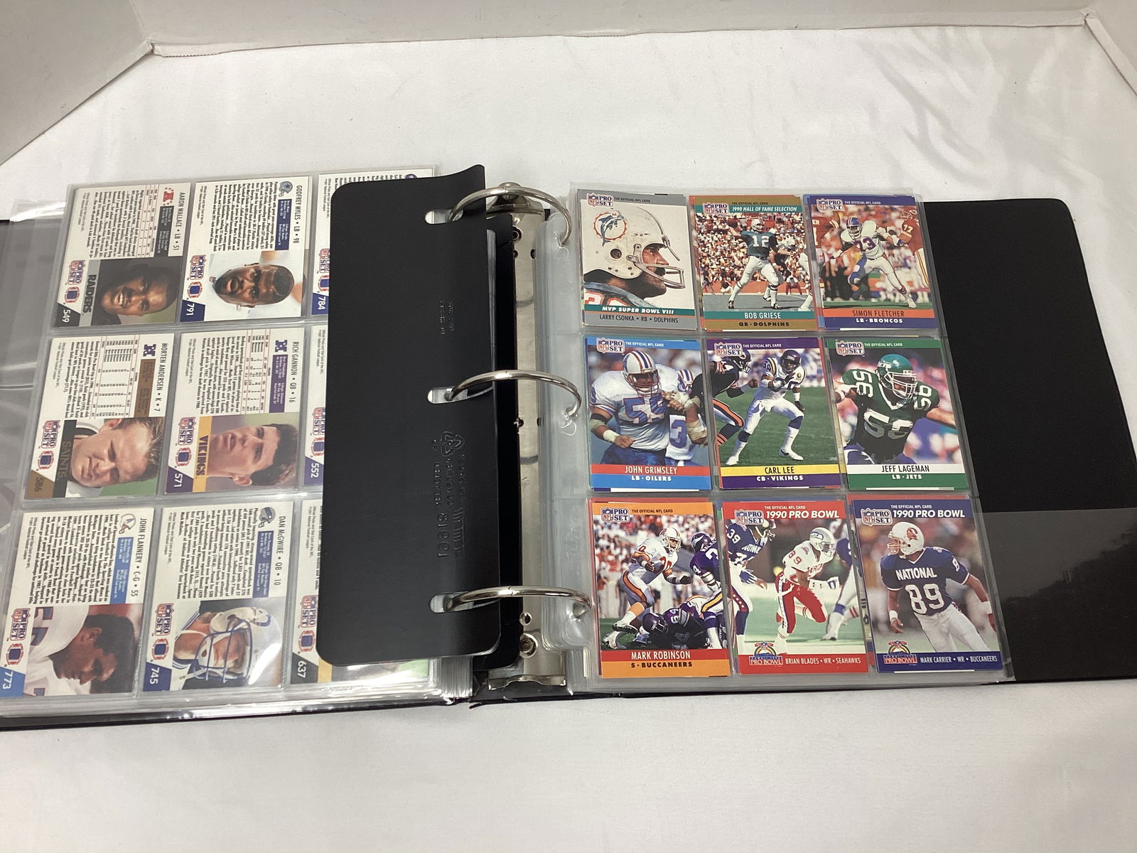 Binder of NFL Football Cards - 6