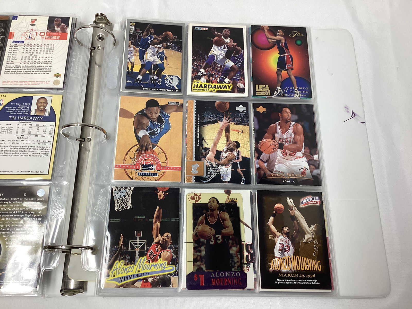 Binder of NBA Basketball Cards - 4