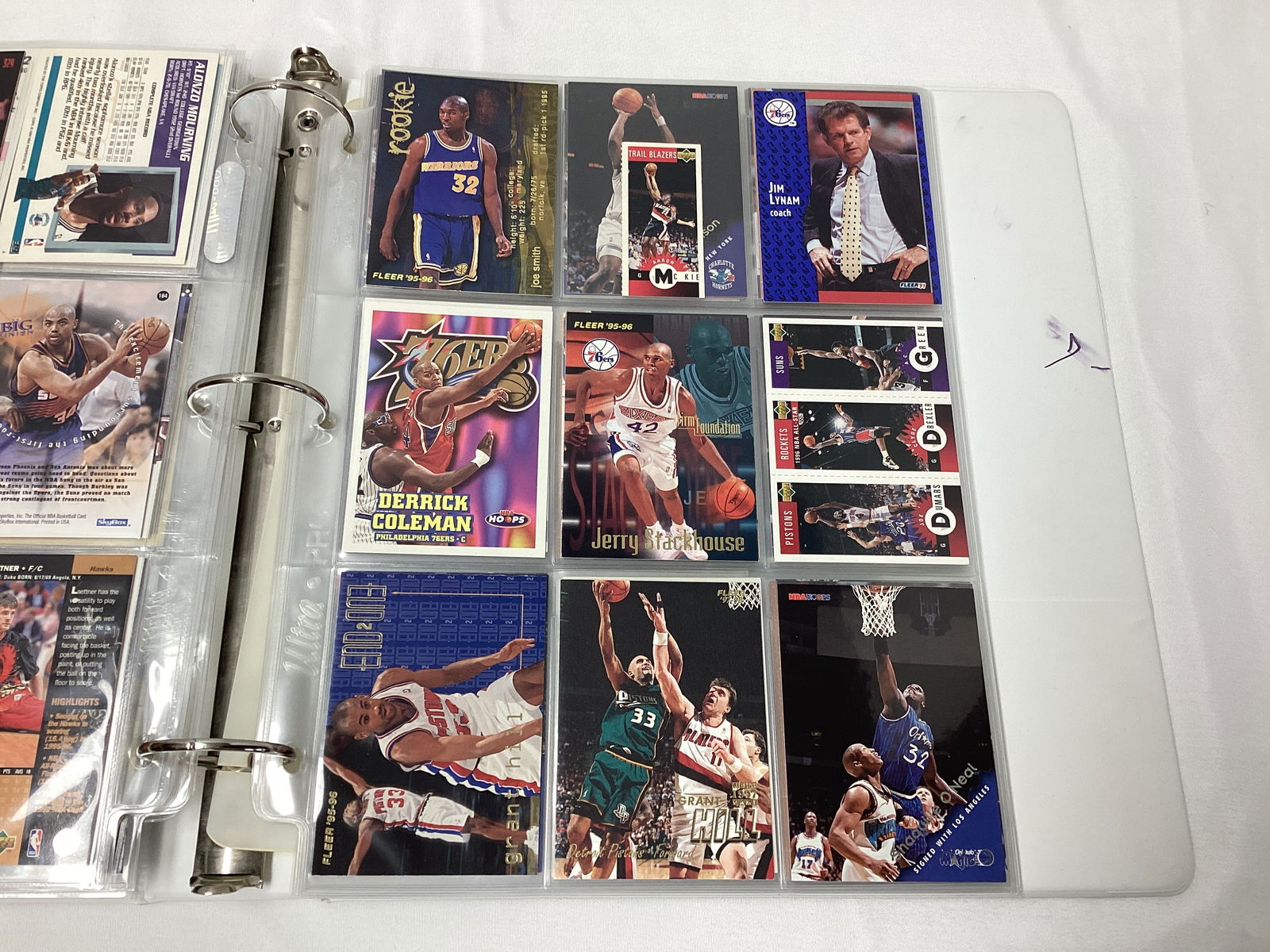 Binder of NBA Basketball Cards - 7