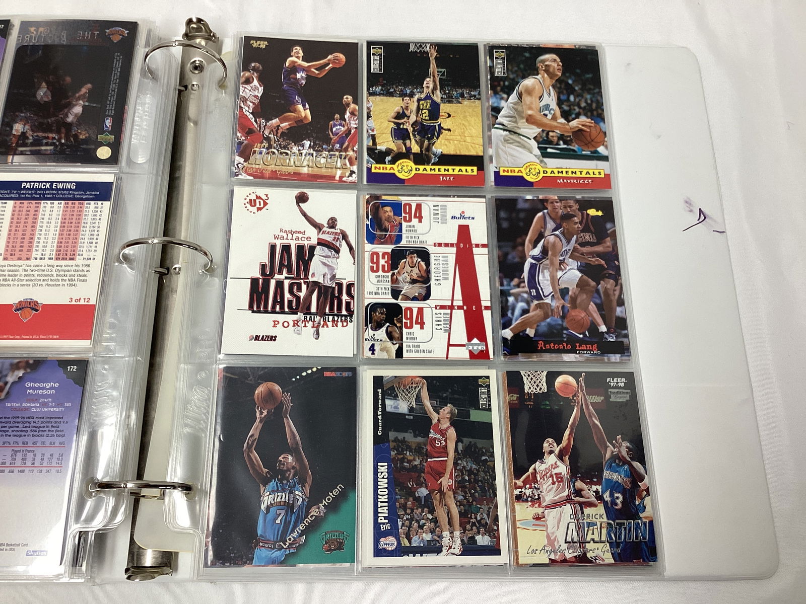 Binder of NBA Basketball Cards - 9
