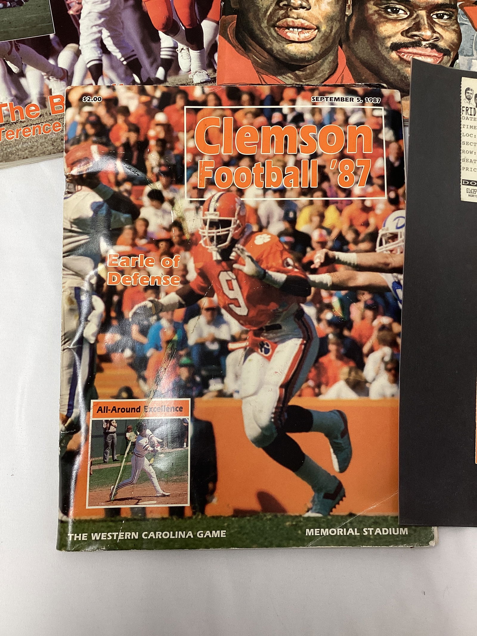 Clemson Tigers Football Programs and Ticket Stubs - 4