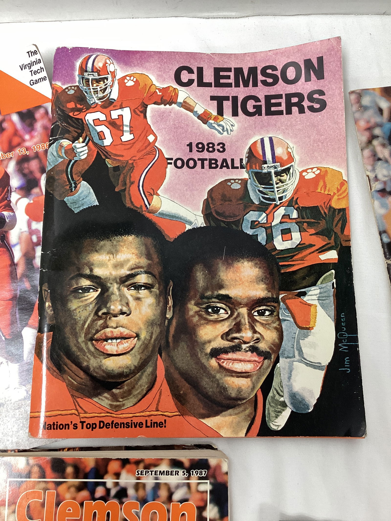 Clemson Tigers Football Programs and Ticket Stubs - 6