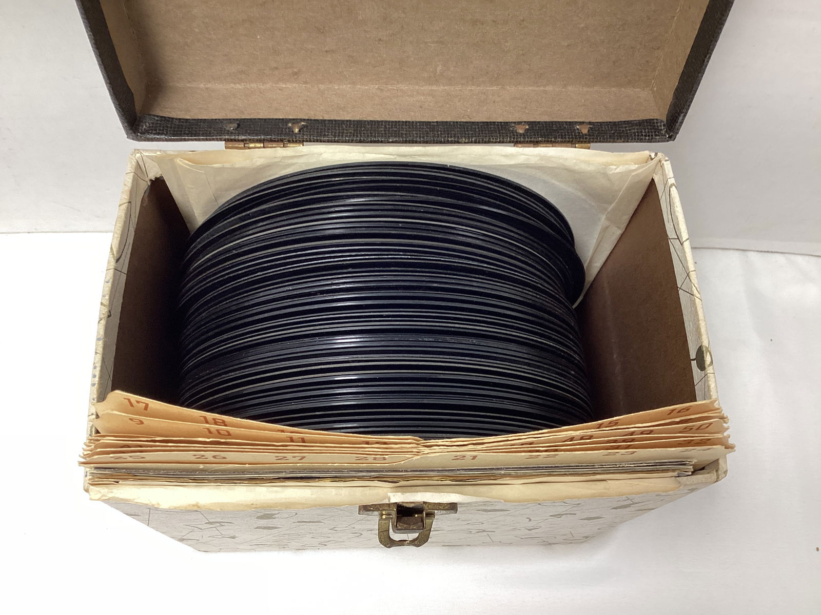 45 RPM Records in Carry Case - 2