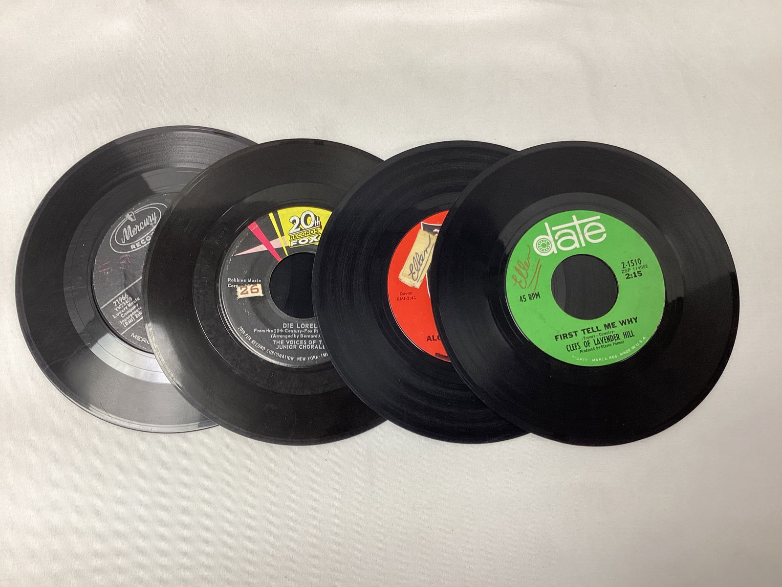 45 RPM Records in Carry Case - 3