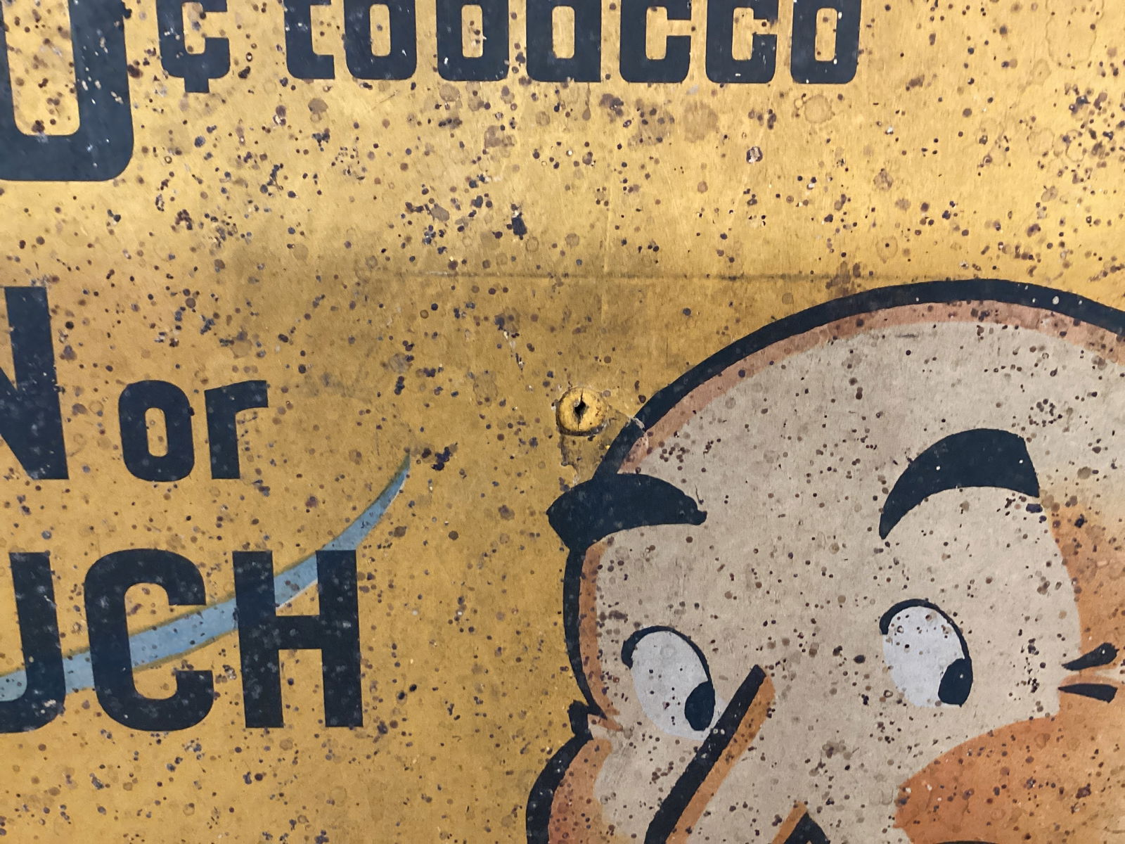 Model Tobacco Cardboard Advertising Sign - 5