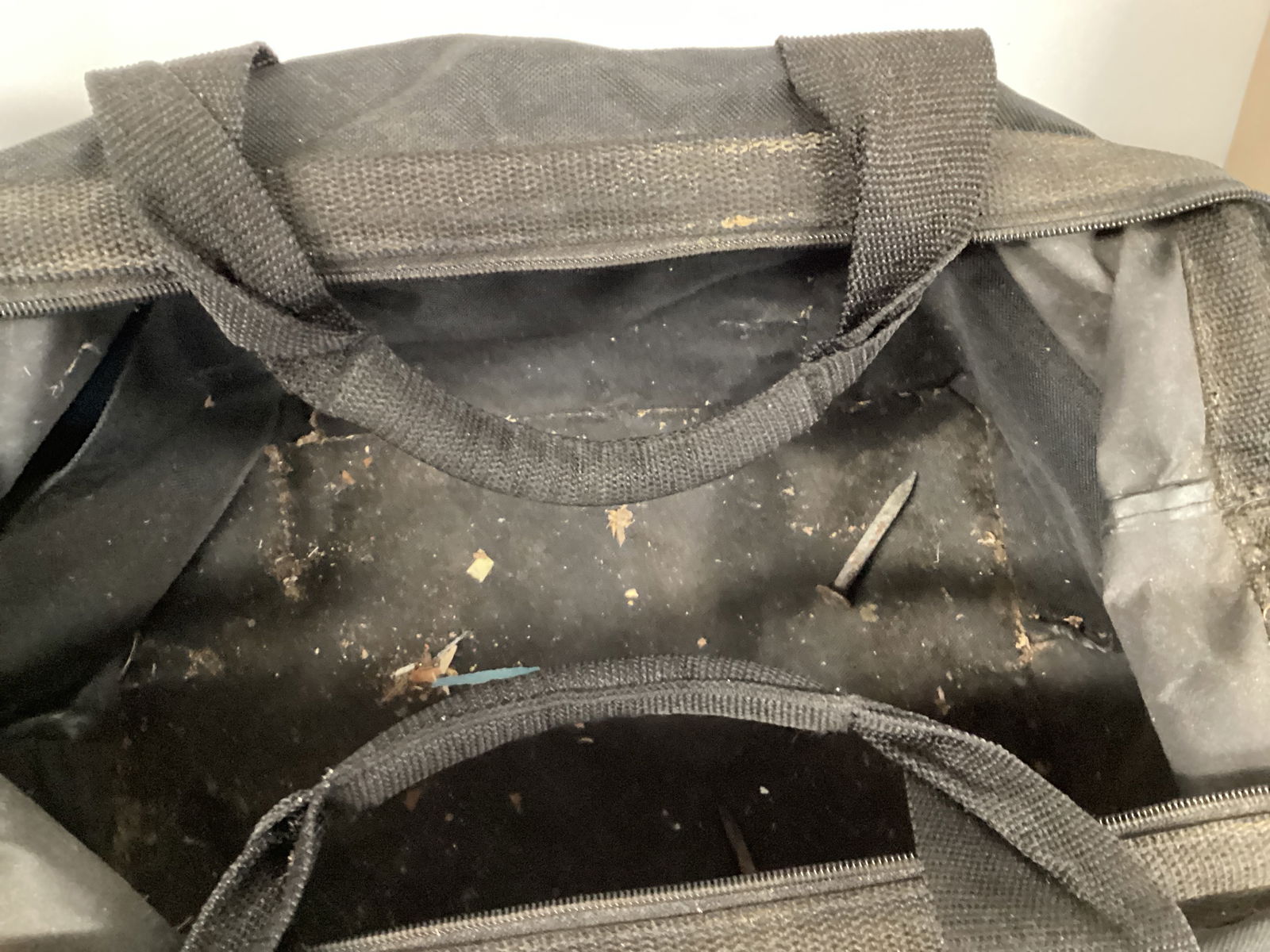 Canvas Tool Bag, Vintage Flashlight, Vintage Buick Window Crank Handles, Casters - 3