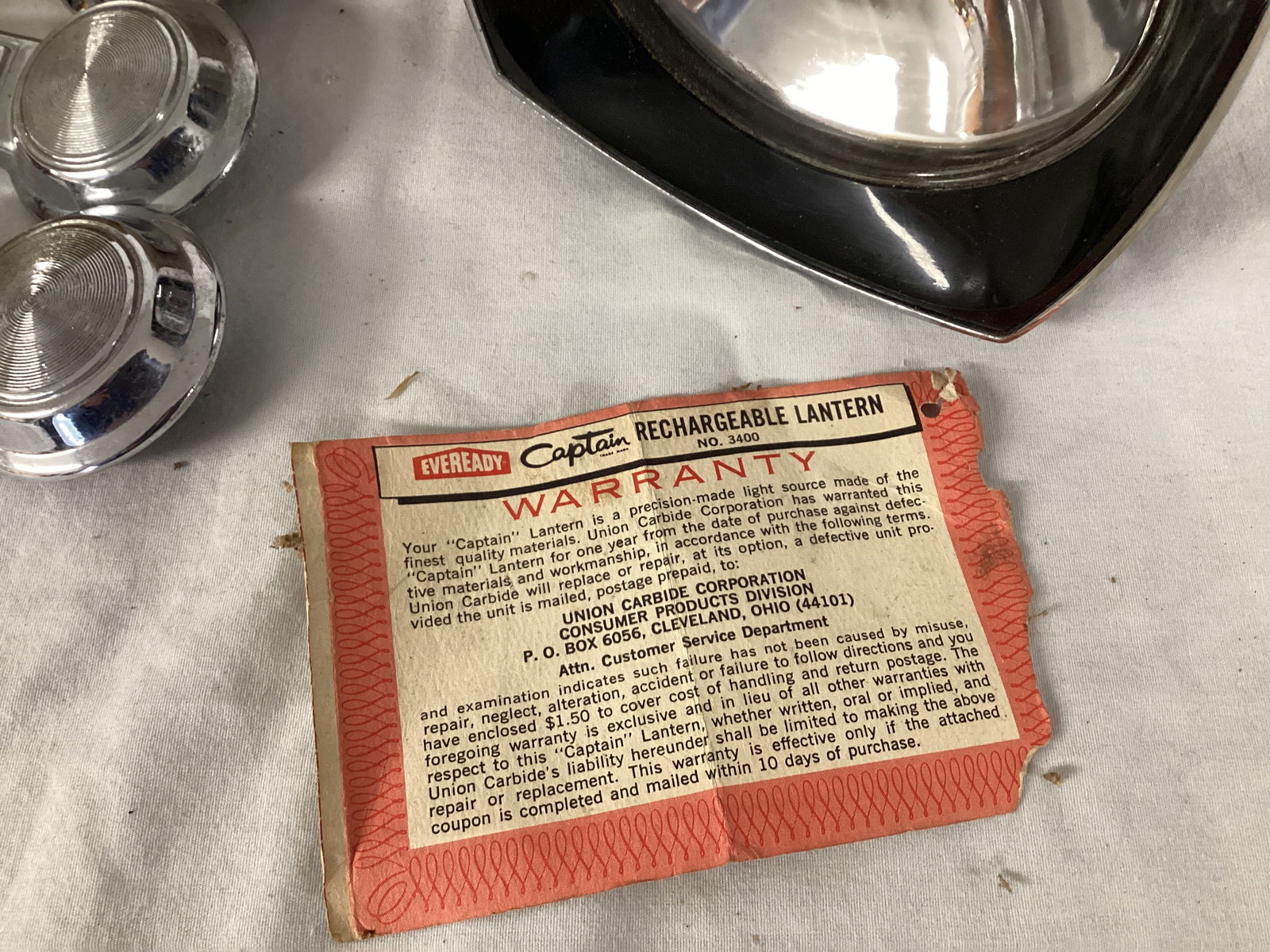 Canvas Tool Bag, Vintage Flashlight, Vintage Buick Window Crank Handles, Casters - 7