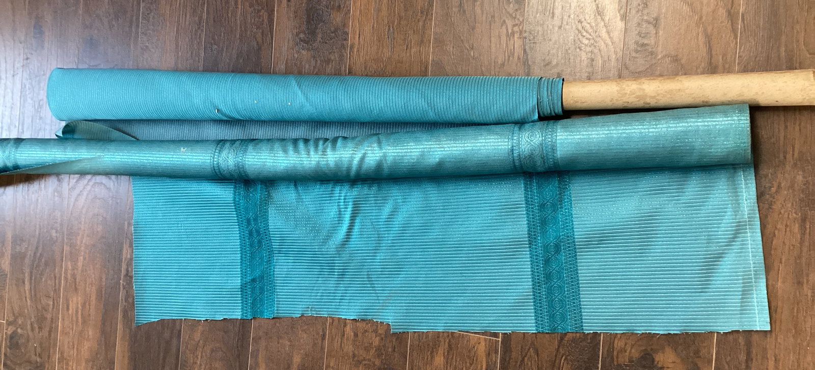 Vintage Automobile Upholstery Fabric: 68" and 38 1/2", SHIPPING UNAVAILABLE ON THIS LOT 