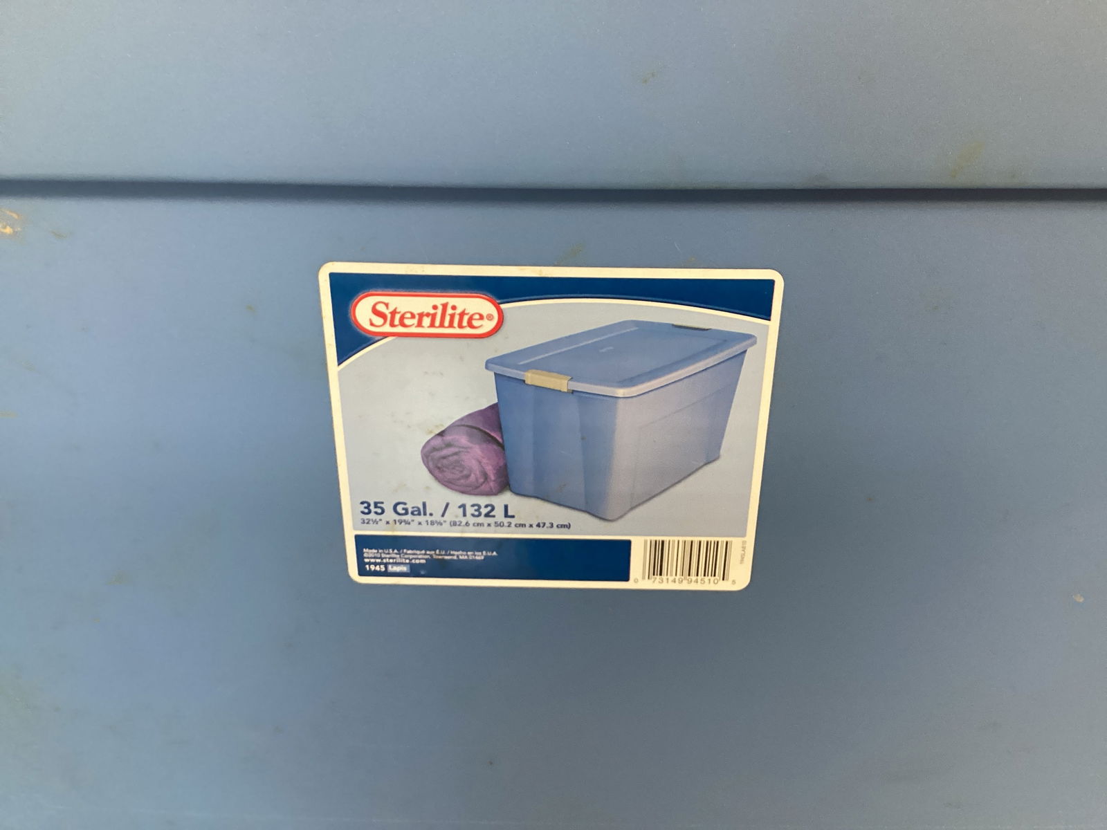 Sterlite 35 Gallon Tote with Lid and Two Smaller Containers - 2