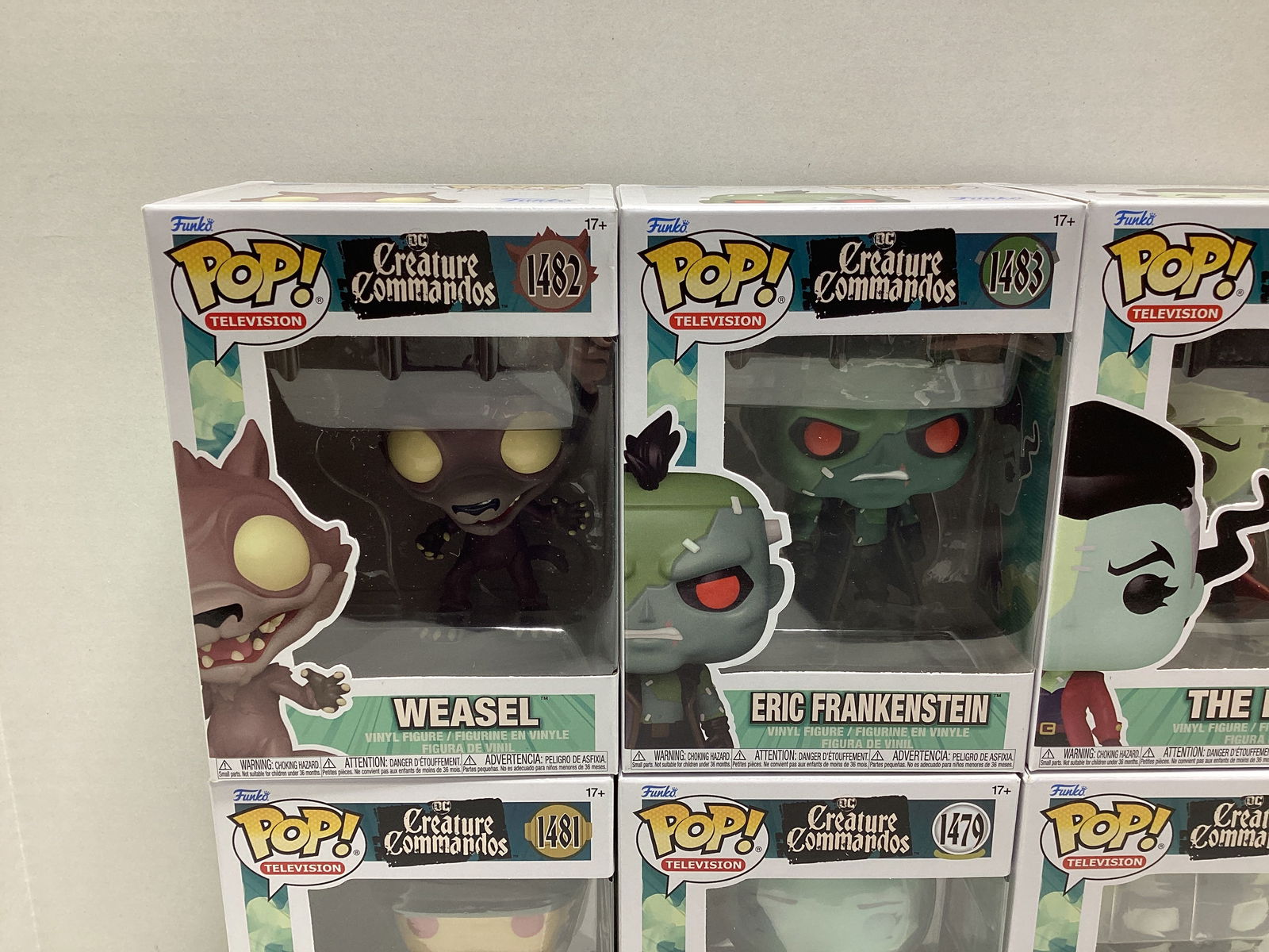 Six DC Creature Commandos Funko Pops - 2