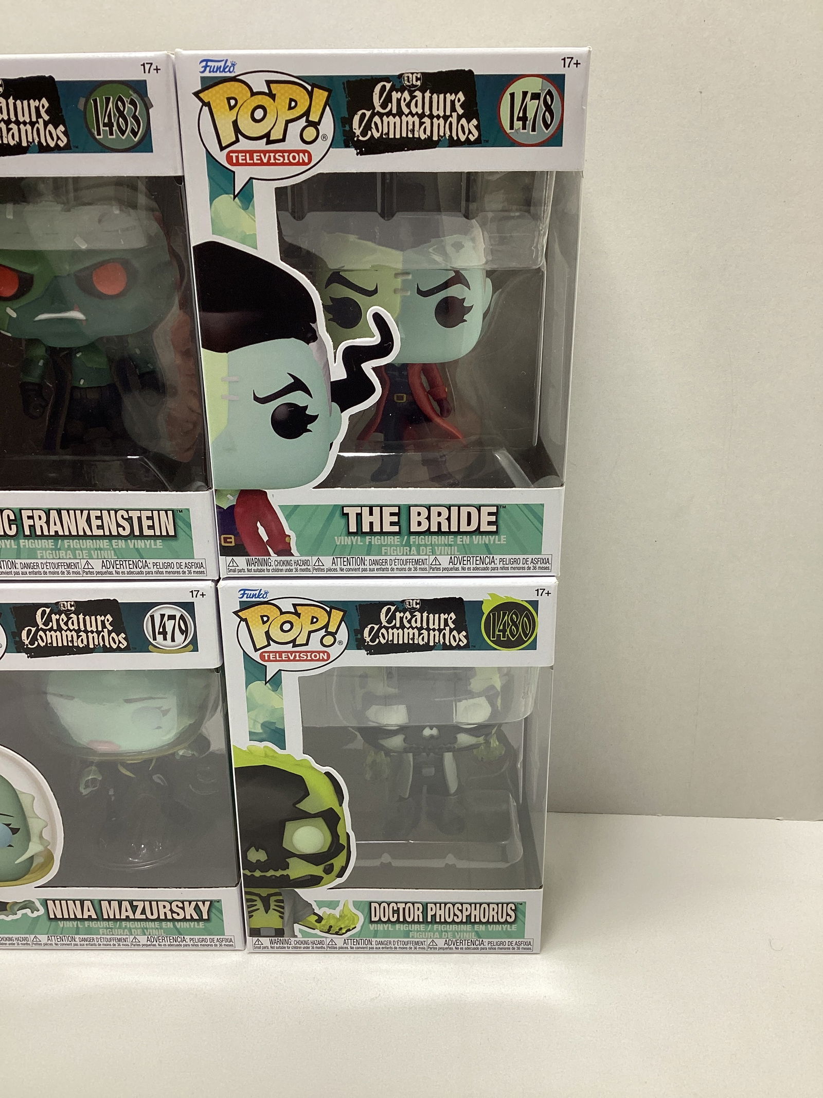 Six DC Creature Commandos Funko Pops - 4