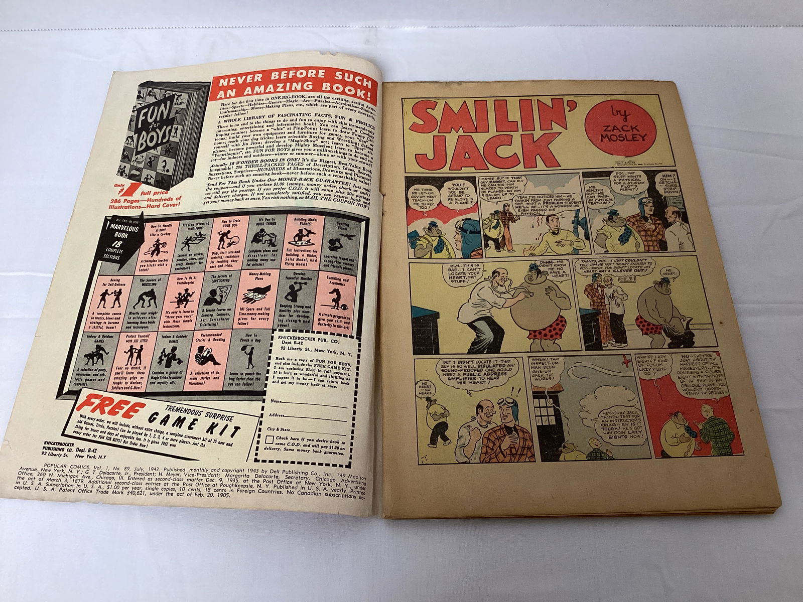 Popular Comics 89 Dell Comic Book - 6