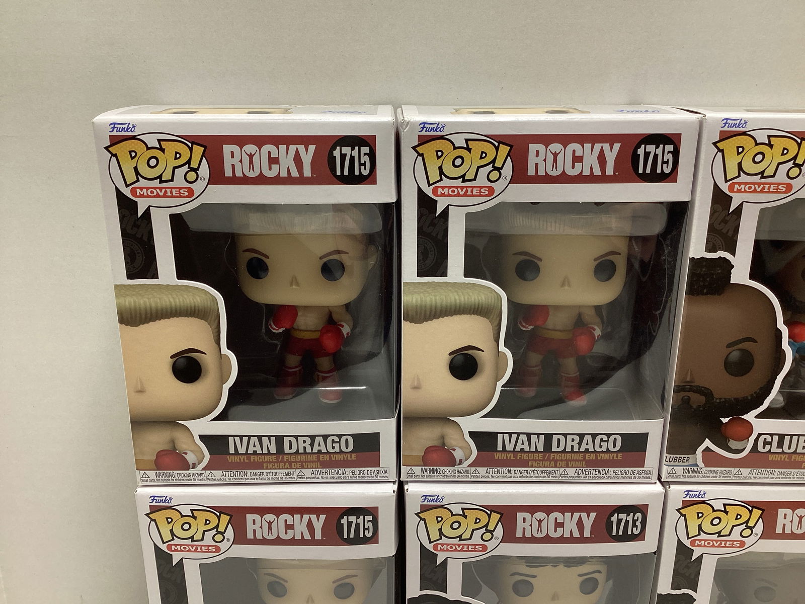 Six Rocky Funko Pops - 2