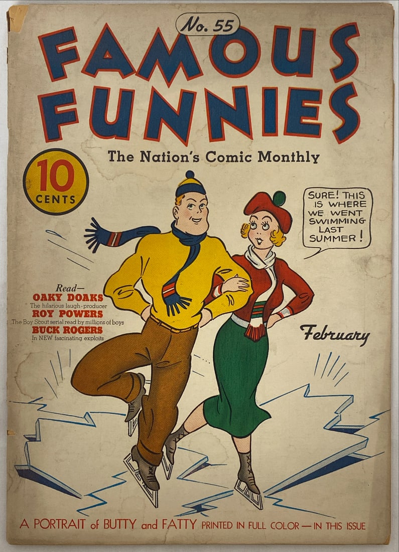 Famous Funnies 55 Comic Book (1 of 8)