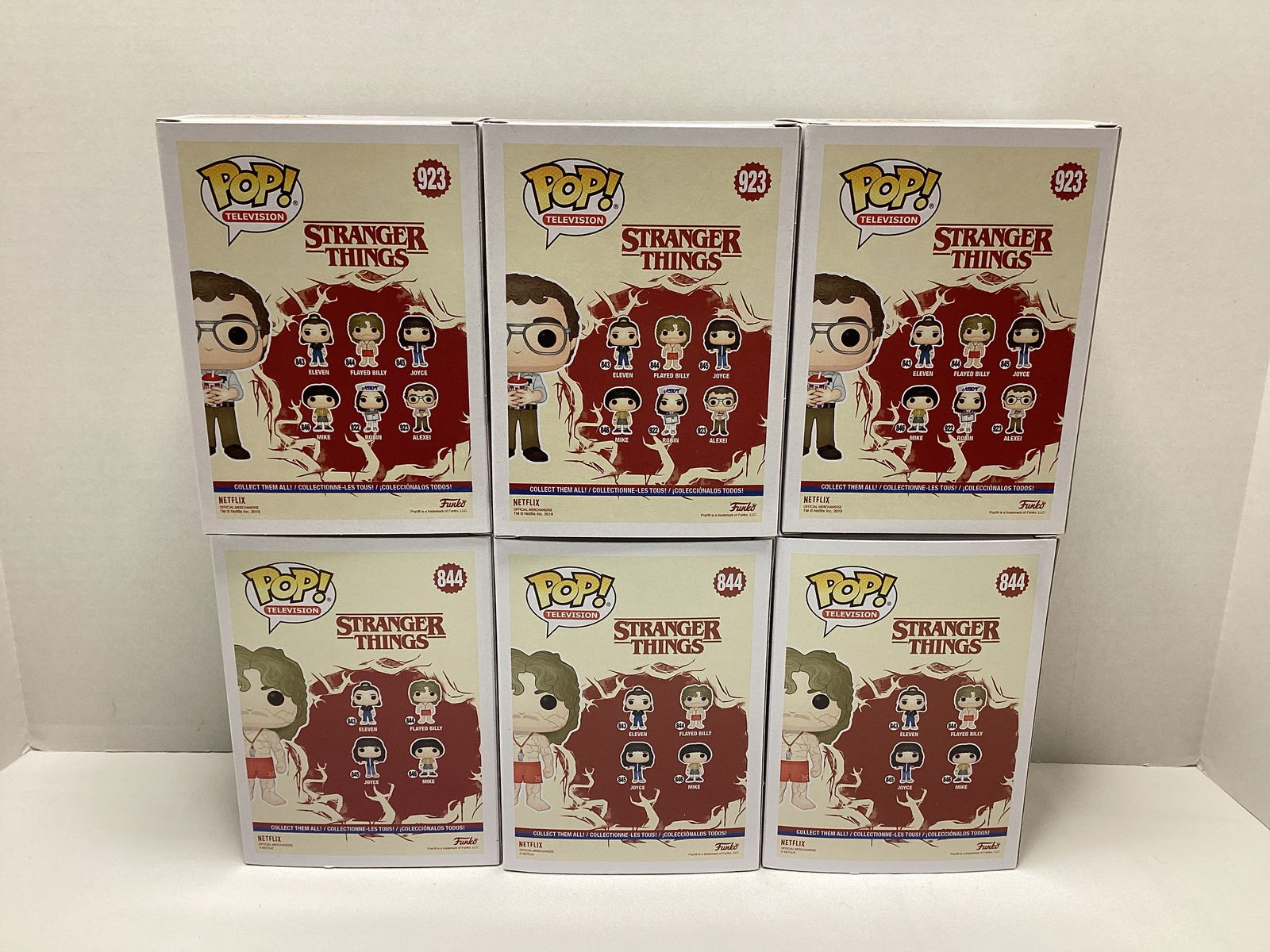 Six Stranger Things Funko Pops - 5