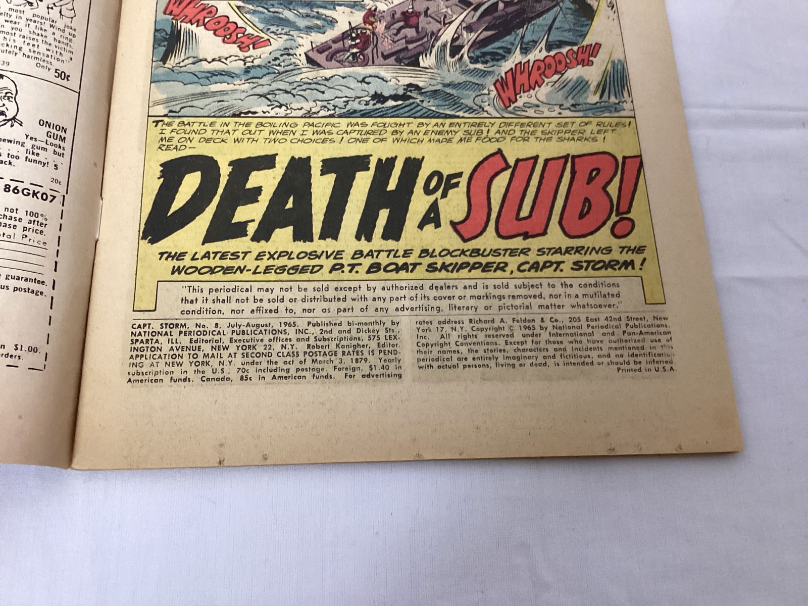 Captain Storm 8 DC Comic Book - 7