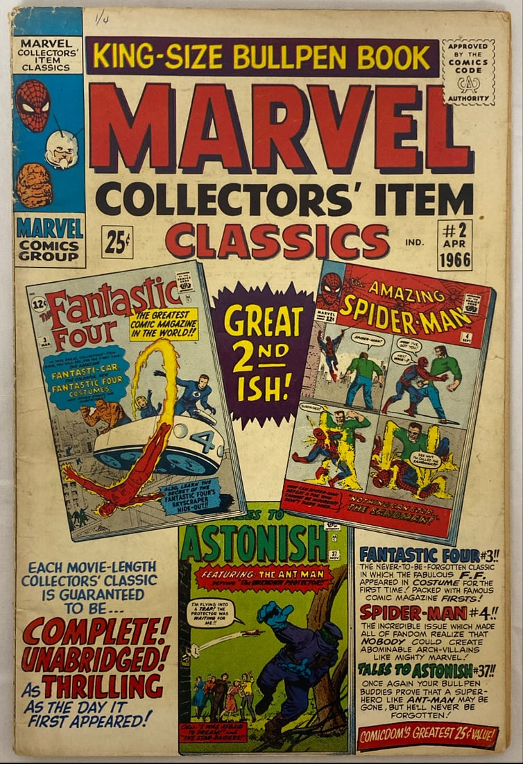 Marvel Collectors' Item Classics 2 Comic Book (1 of 8)