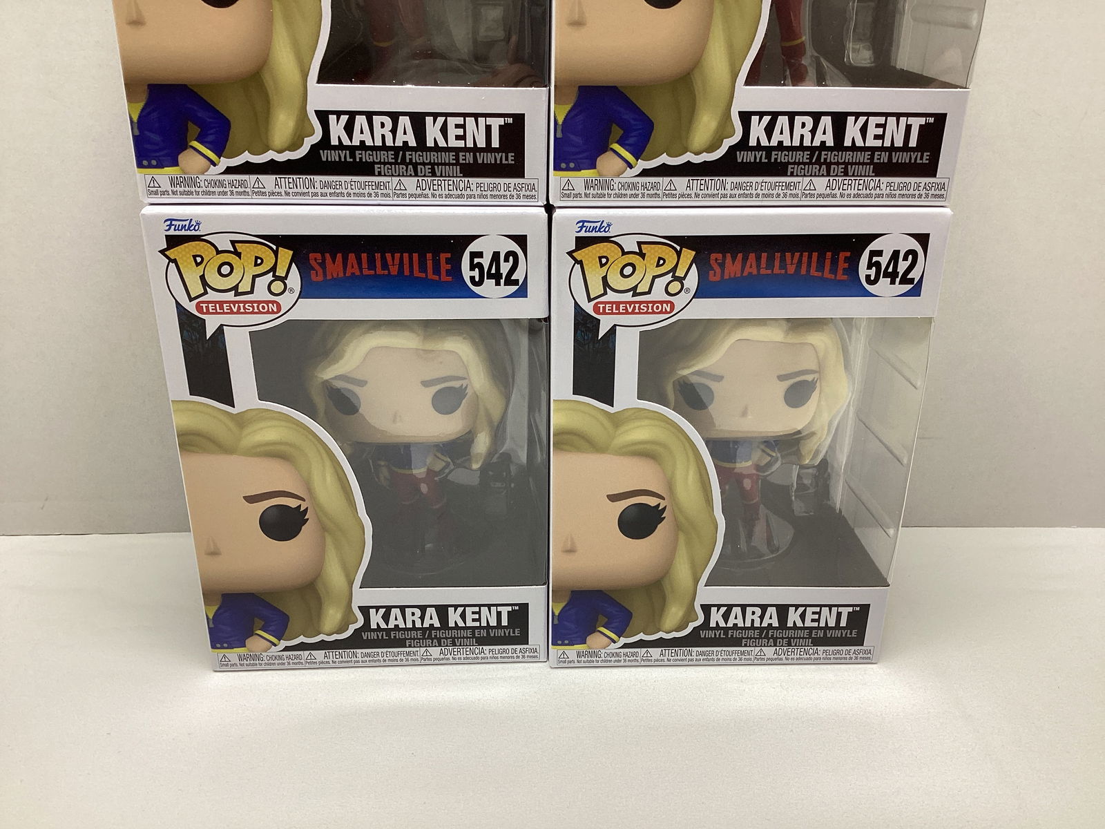 Four DC Smallville Kara Kent Funko Pops - 3