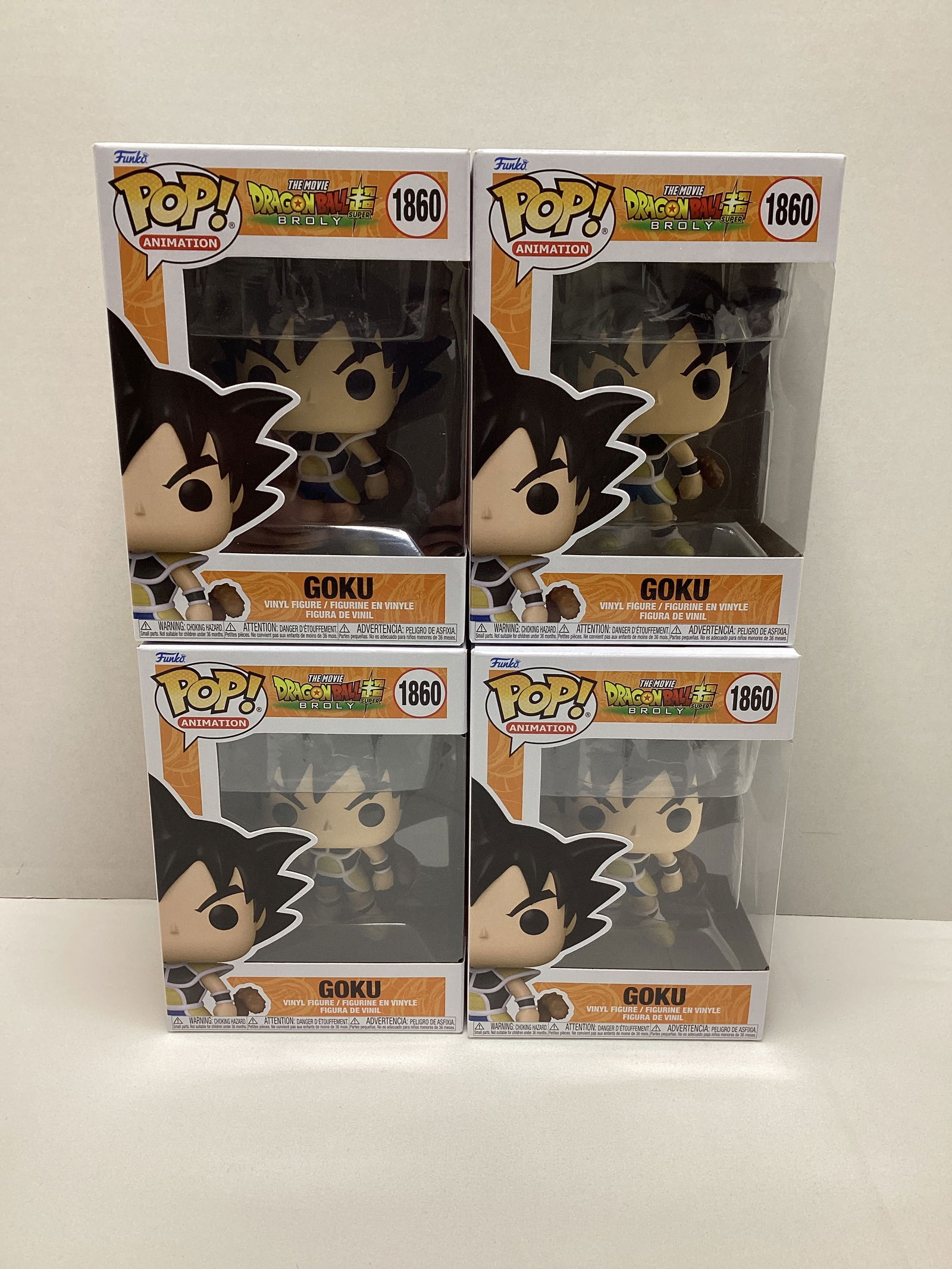 Four Dragon Ball Super Goku Funko Pops (1 of 4)
