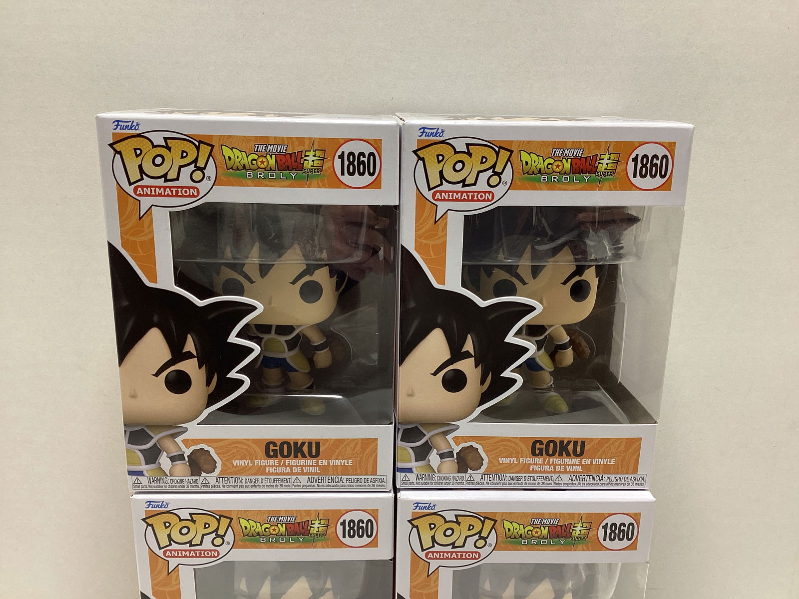 Four Dragon Ball Super Goku Funko Pops - 2