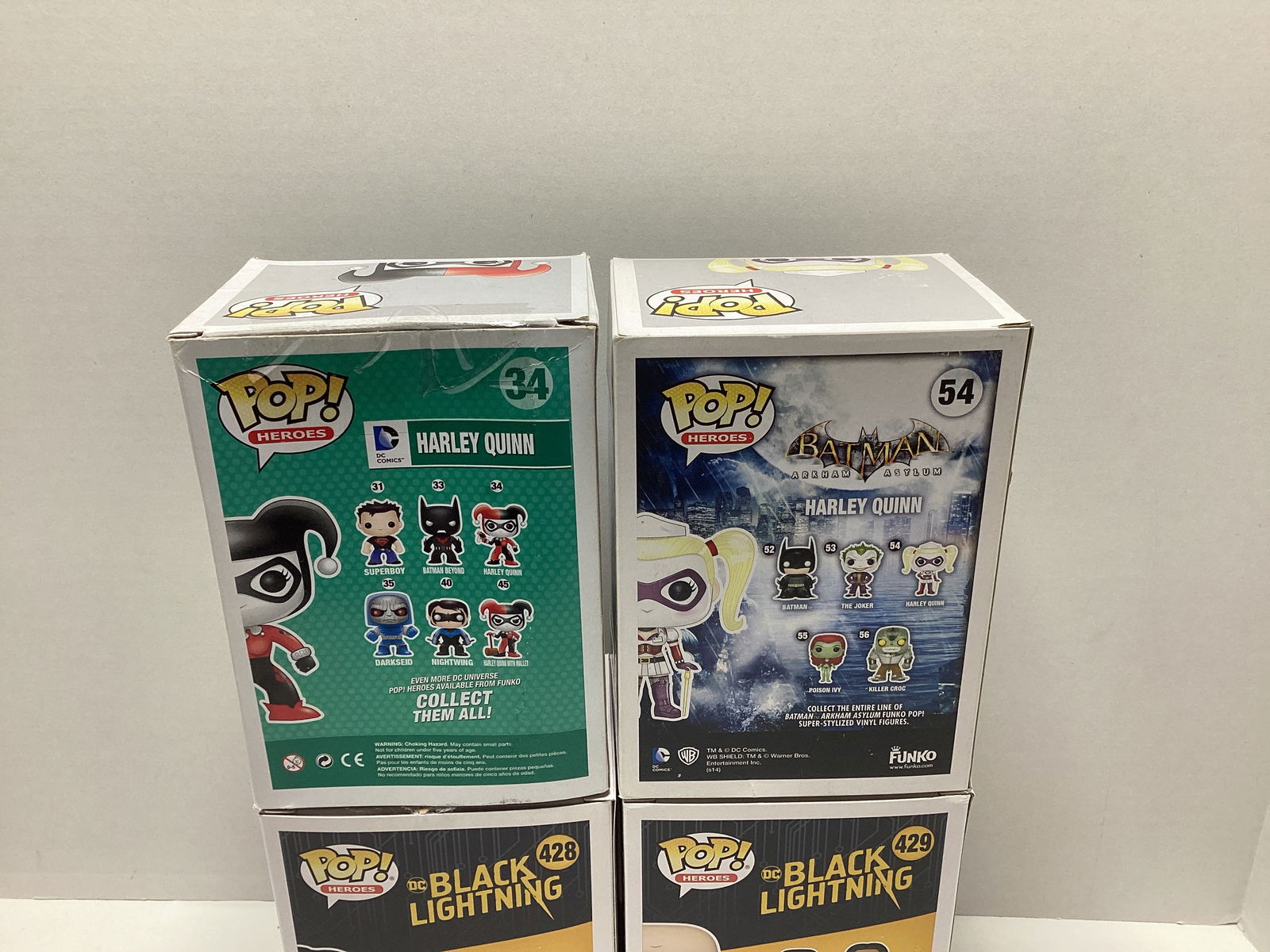 Four DC Comics Funko Pops - 4