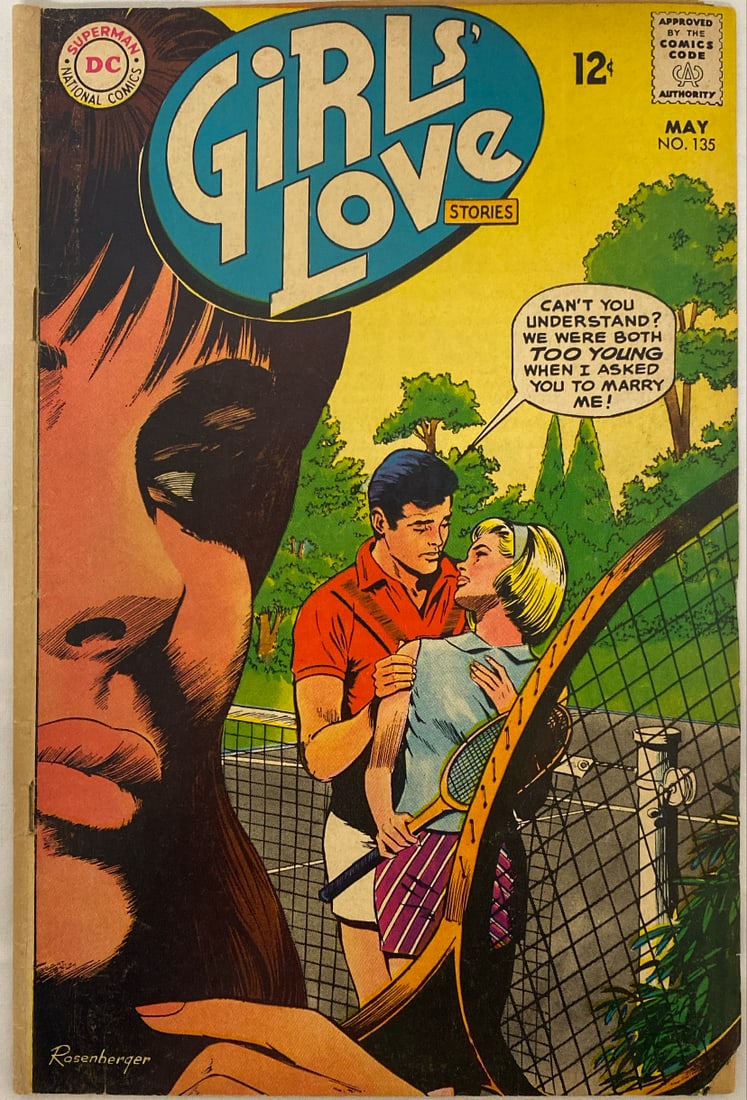 Girls' Love Stories 135 DC Comic Book (1 of 8)