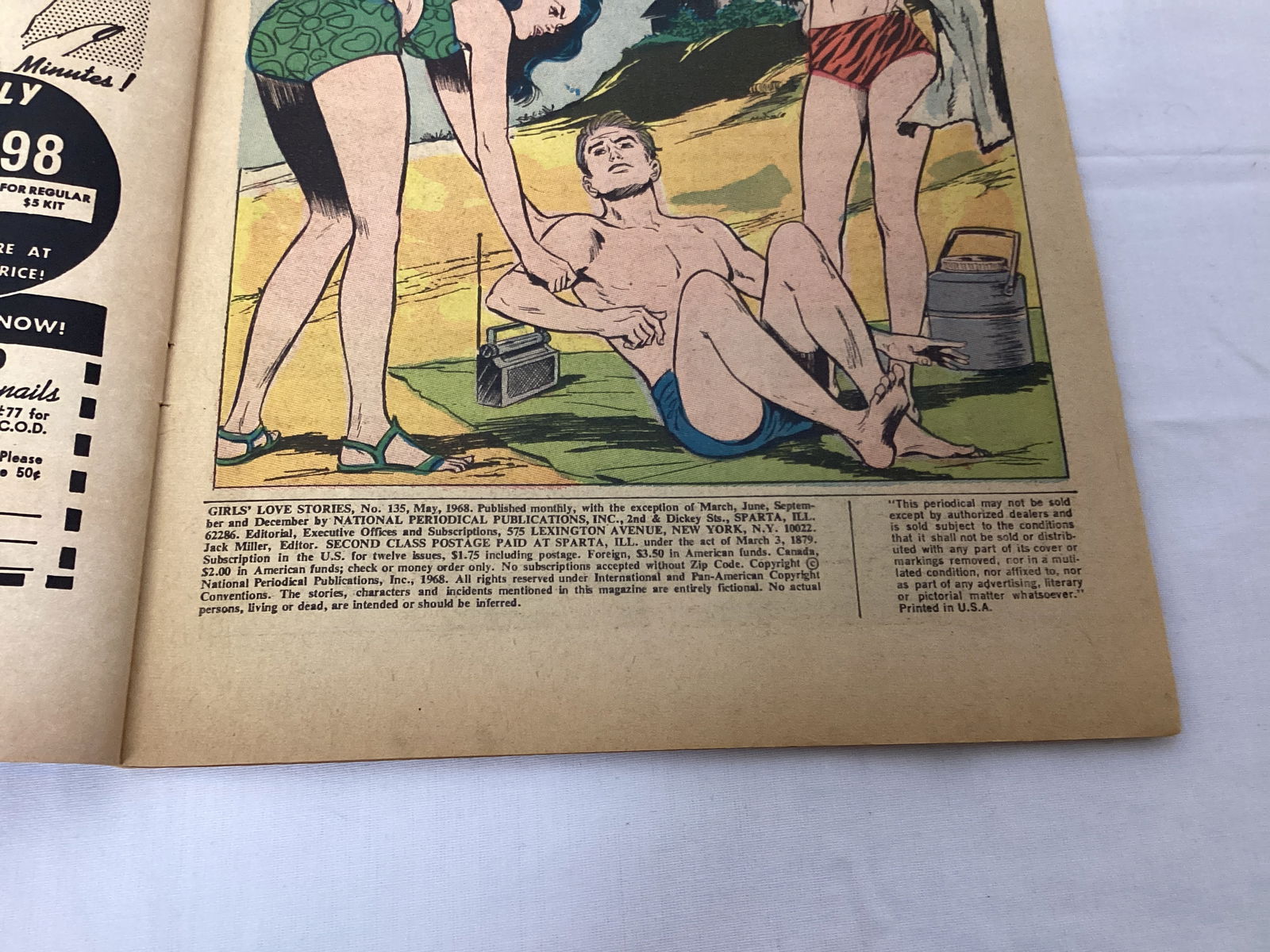 Girls' Love Stories 135 DC Comic Book - 7