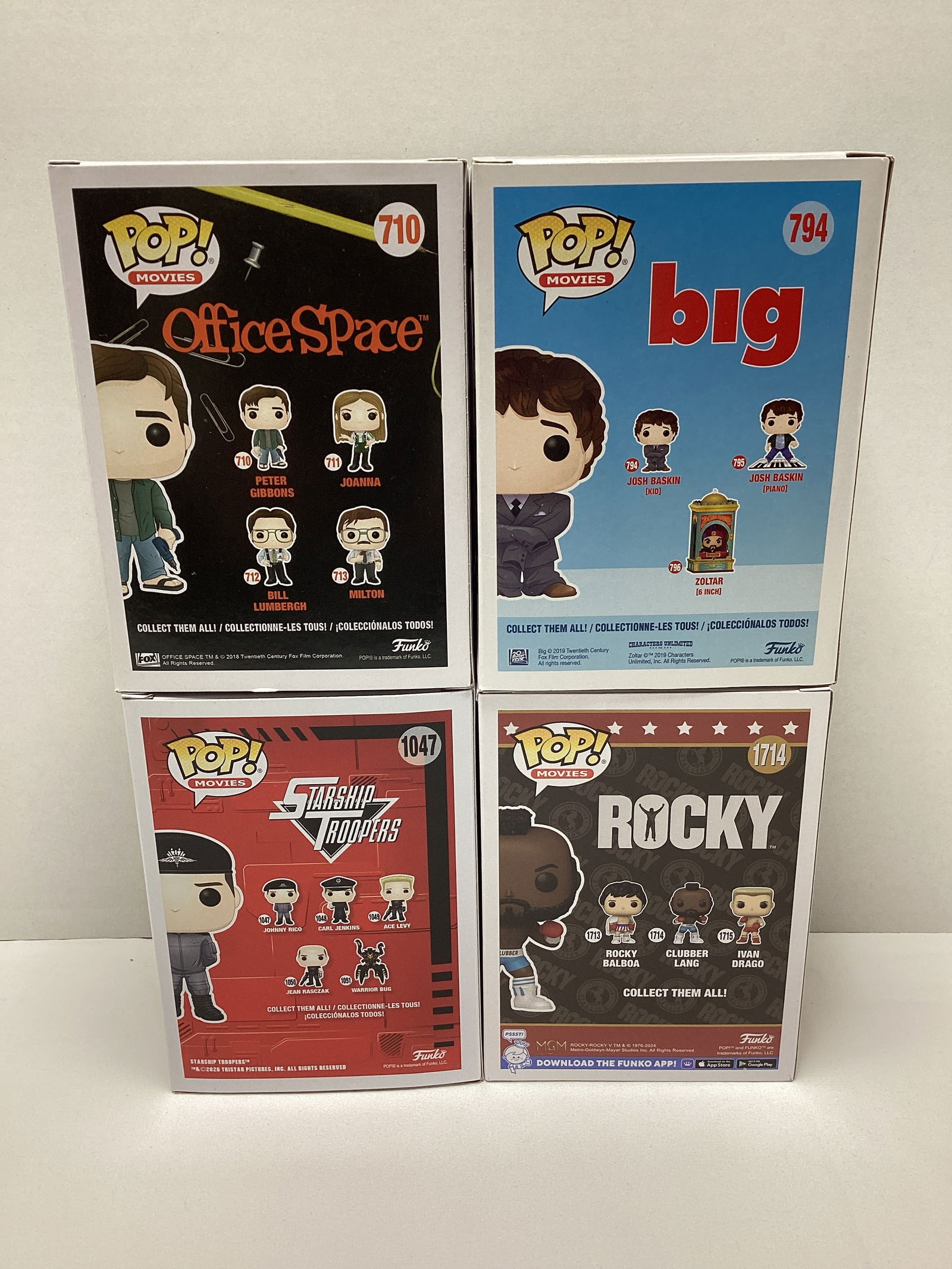 Four Movie Funko Pops - 4