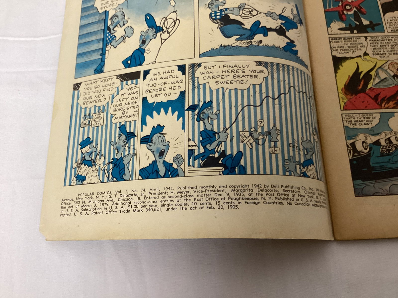 Popular Comics 74 Dell Comic Book - 7