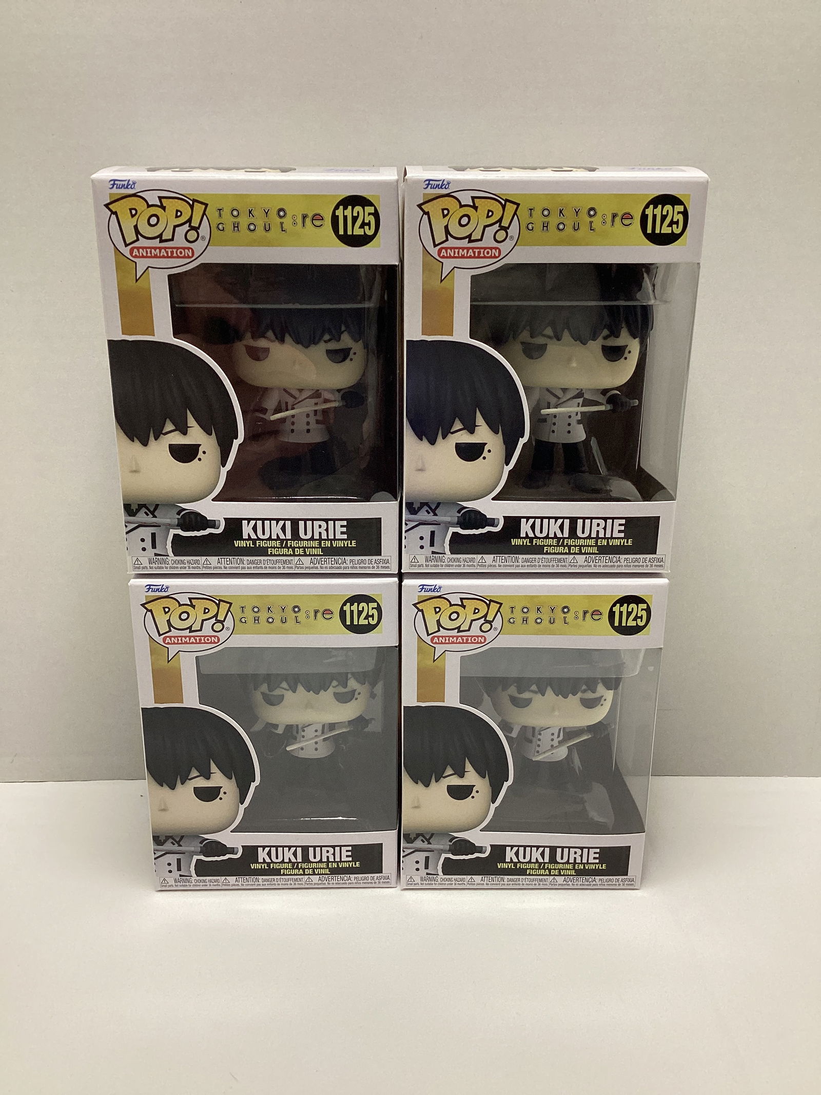 Four Anime Tokyo Ghoul re Kuki Urie Funko Pops: . 
