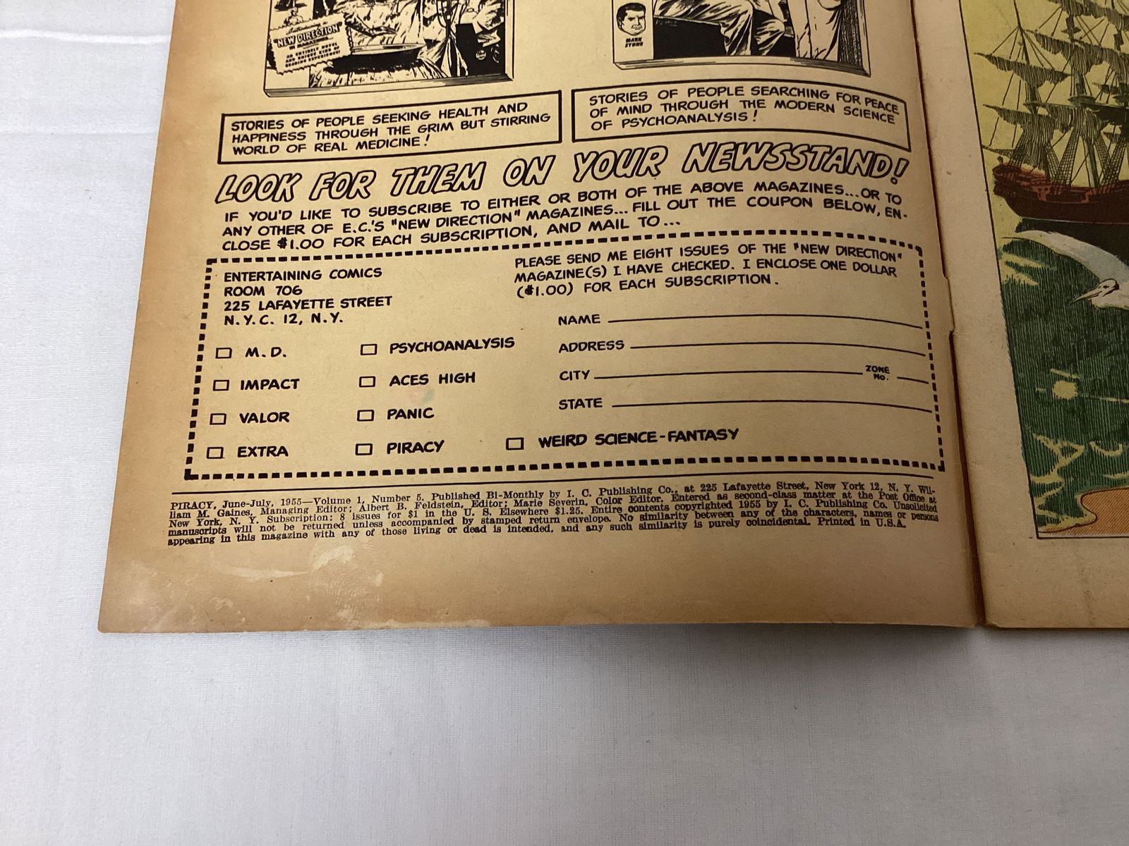 Piracy 5 EC Comic Book - 7