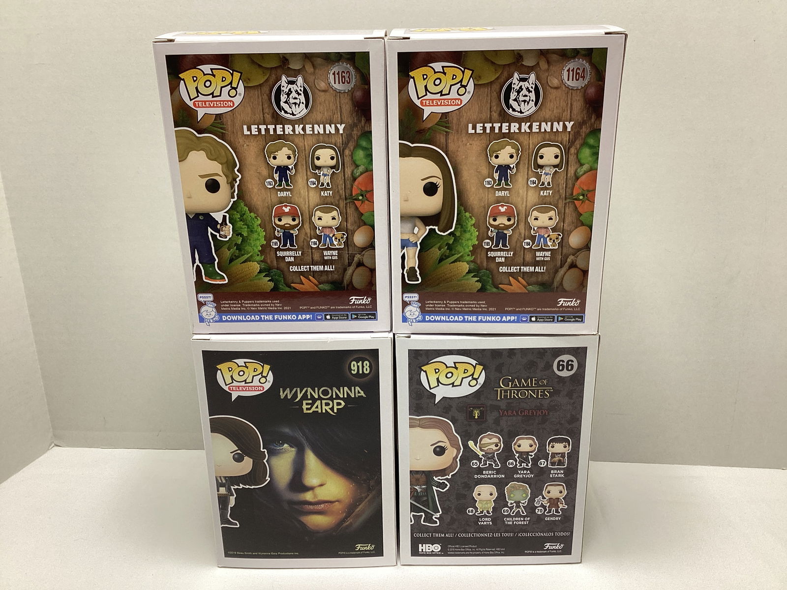 Four TV Show Funko Pops - 4