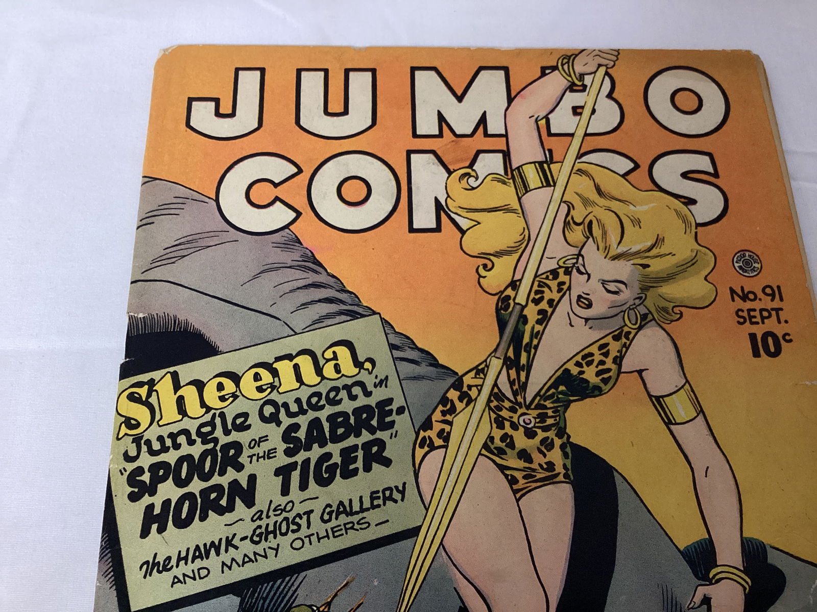 Jumbo Comics 91 Fiction House Comic Book - 2