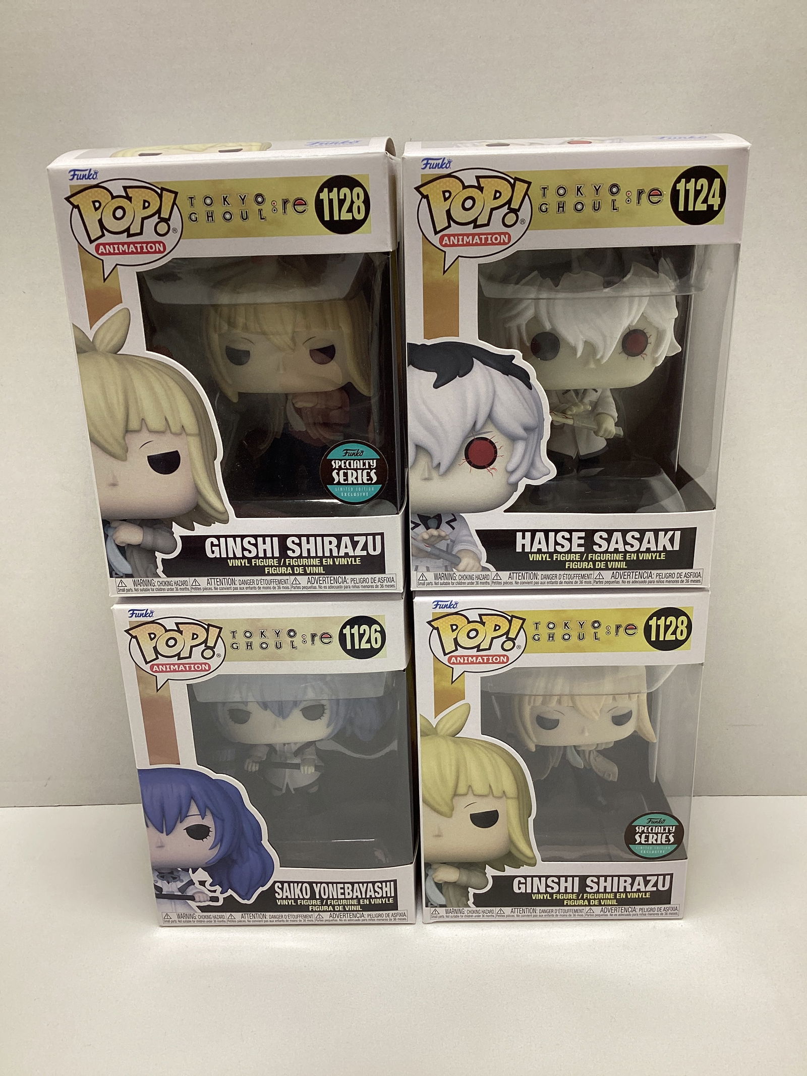 Four Anime Tokyo Ghoul re Funko Pops: . 