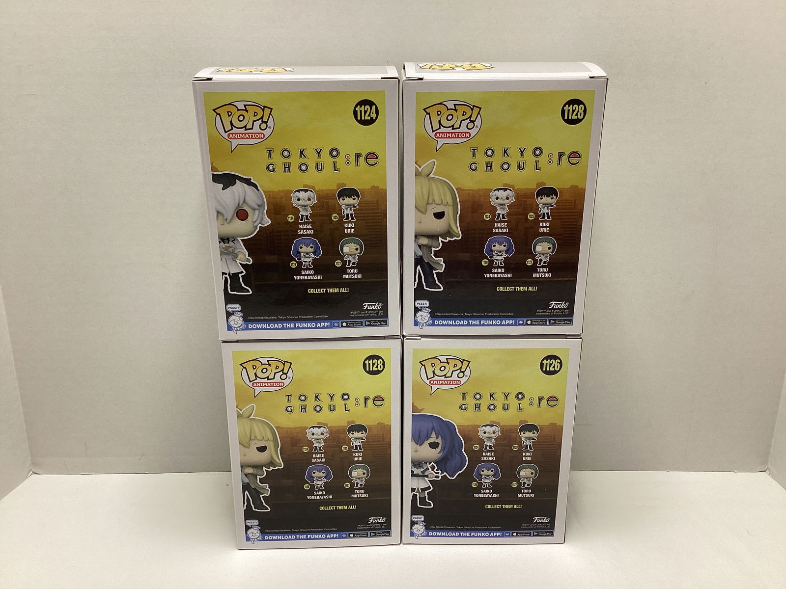 Four Anime Tokyo Ghoul re Funko Pops - 4