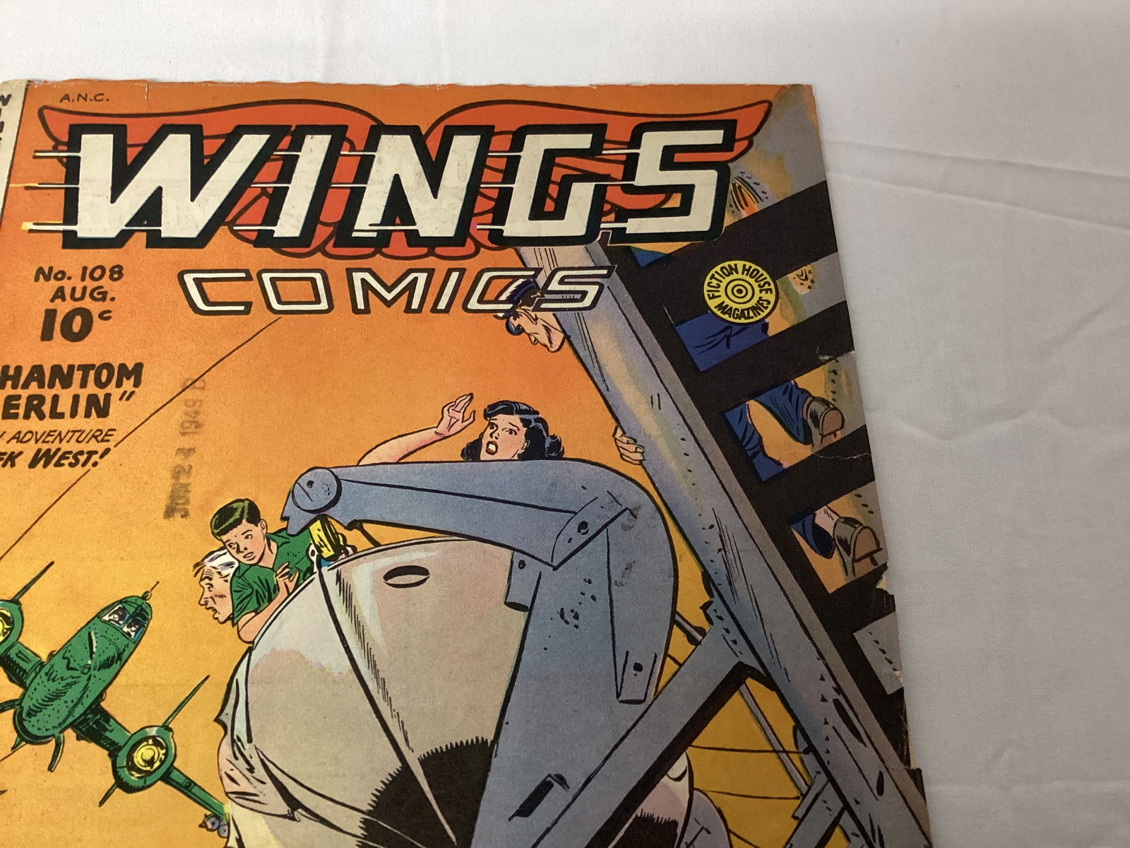 Wings Comics 108 Fiction House Comic Book - 3
