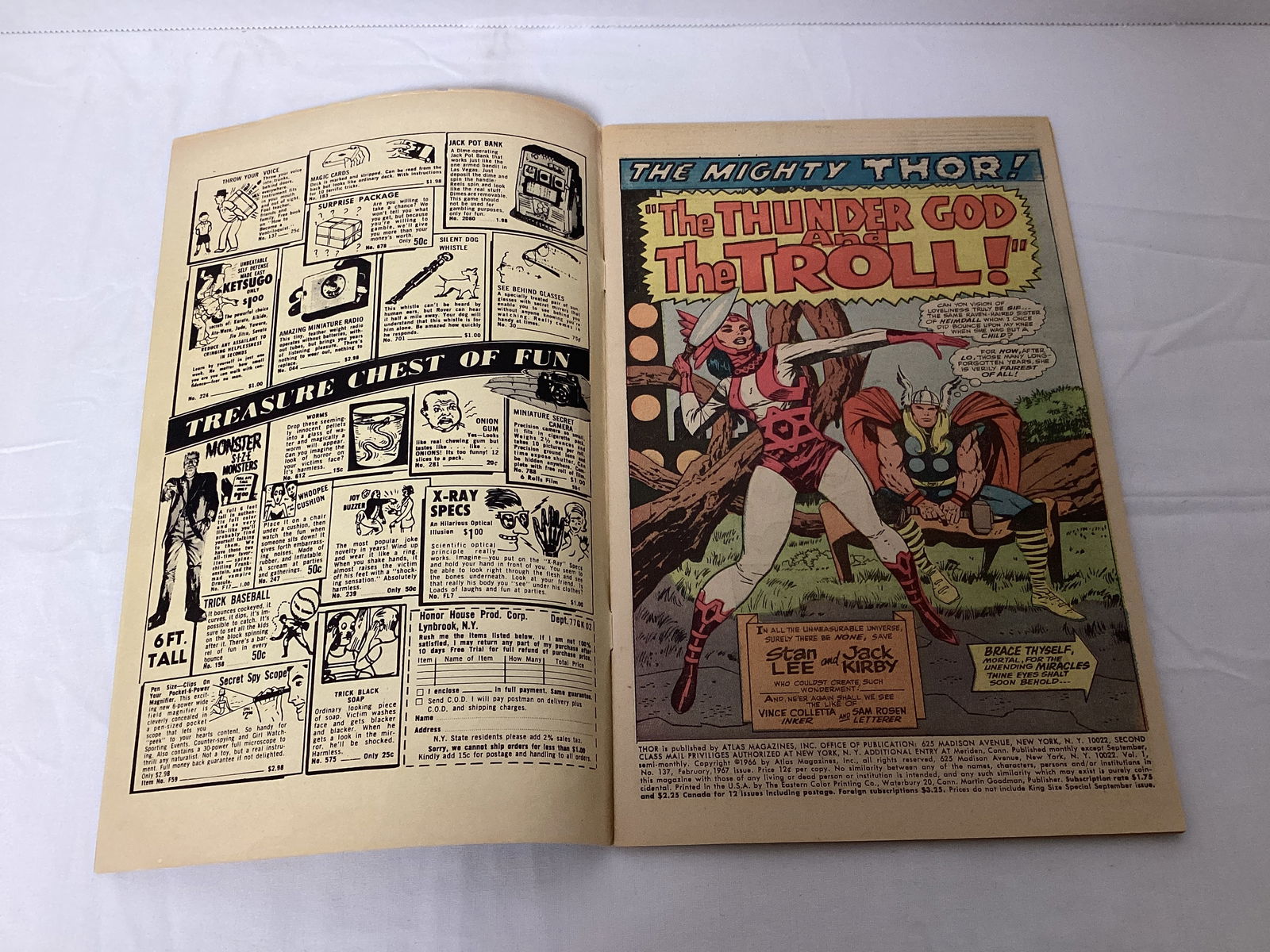 The Mighty Thor 137 Marvel Comic Book - 6