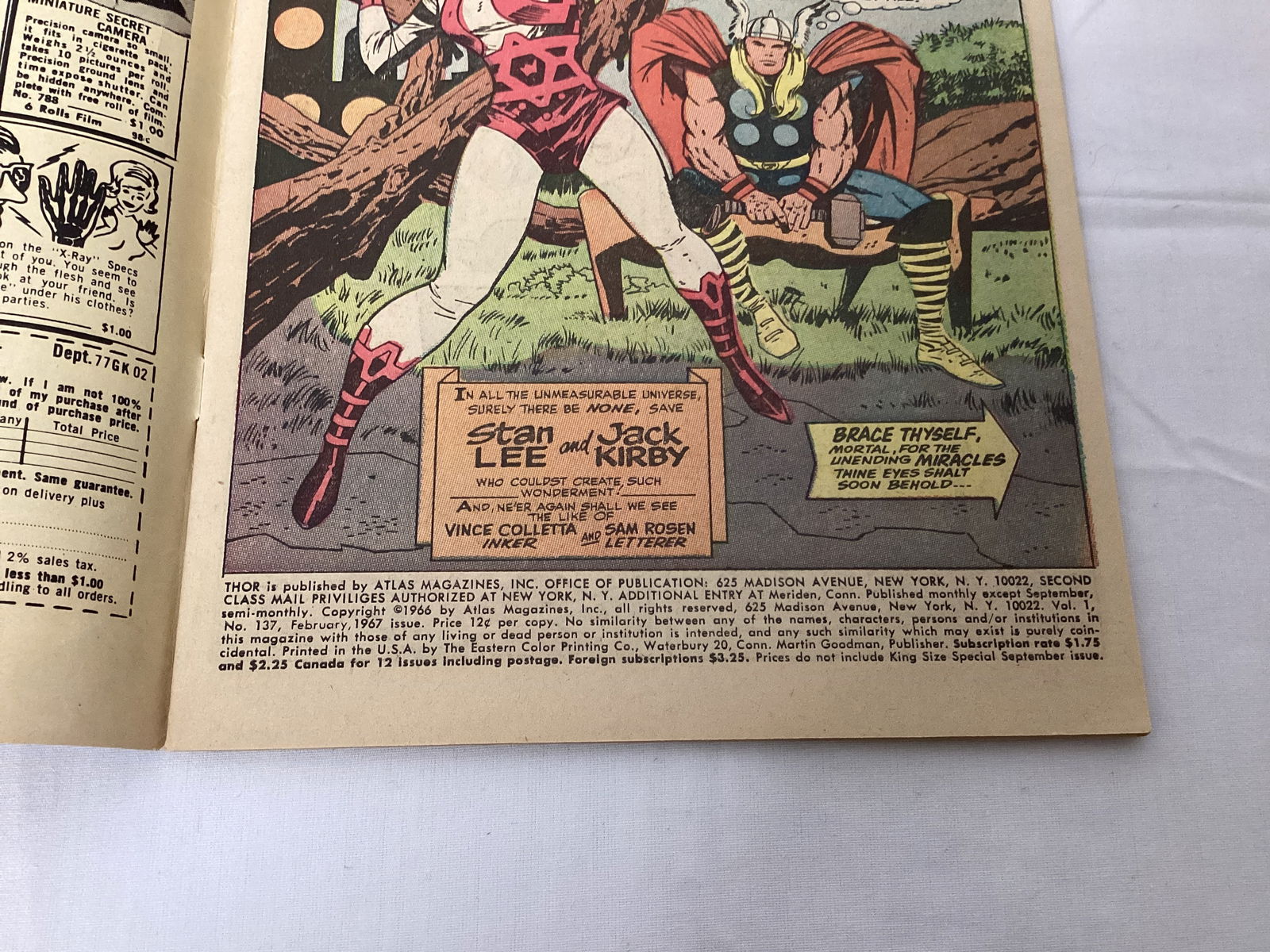 The Mighty Thor 137 Marvel Comic Book - 7