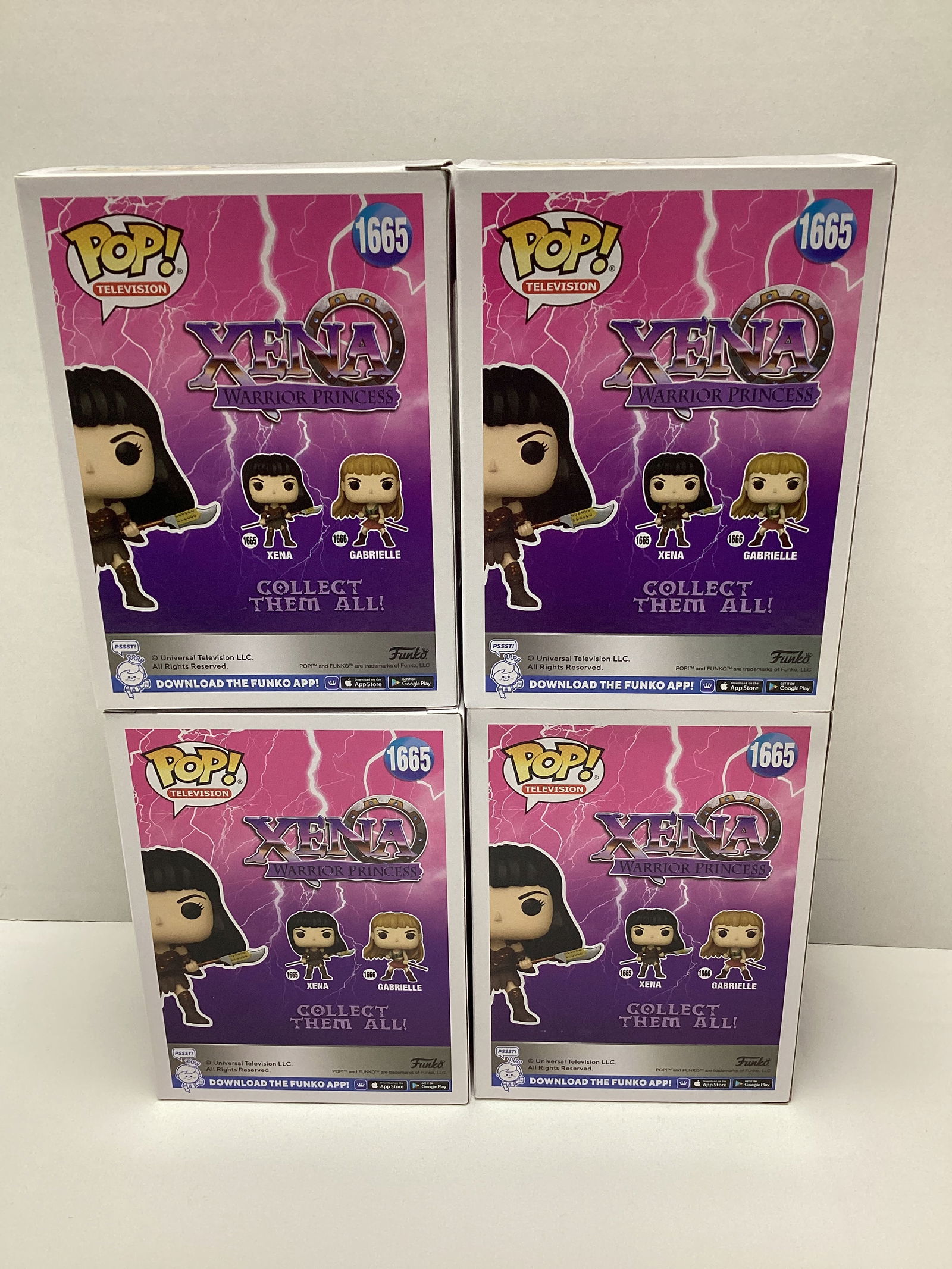 Four Xena Warrior Princess Funko Pops - 4