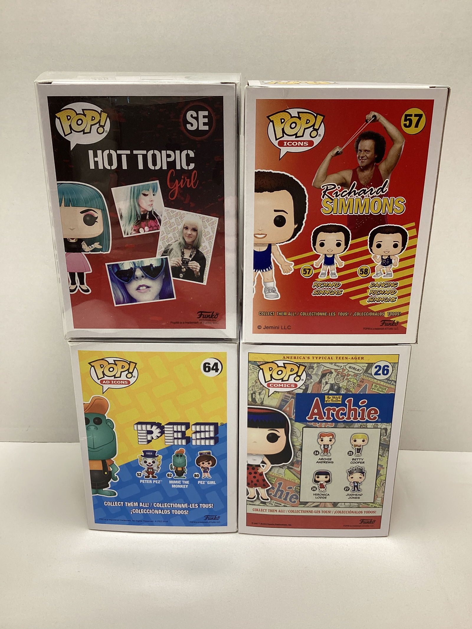 Four Funko Pops - 4