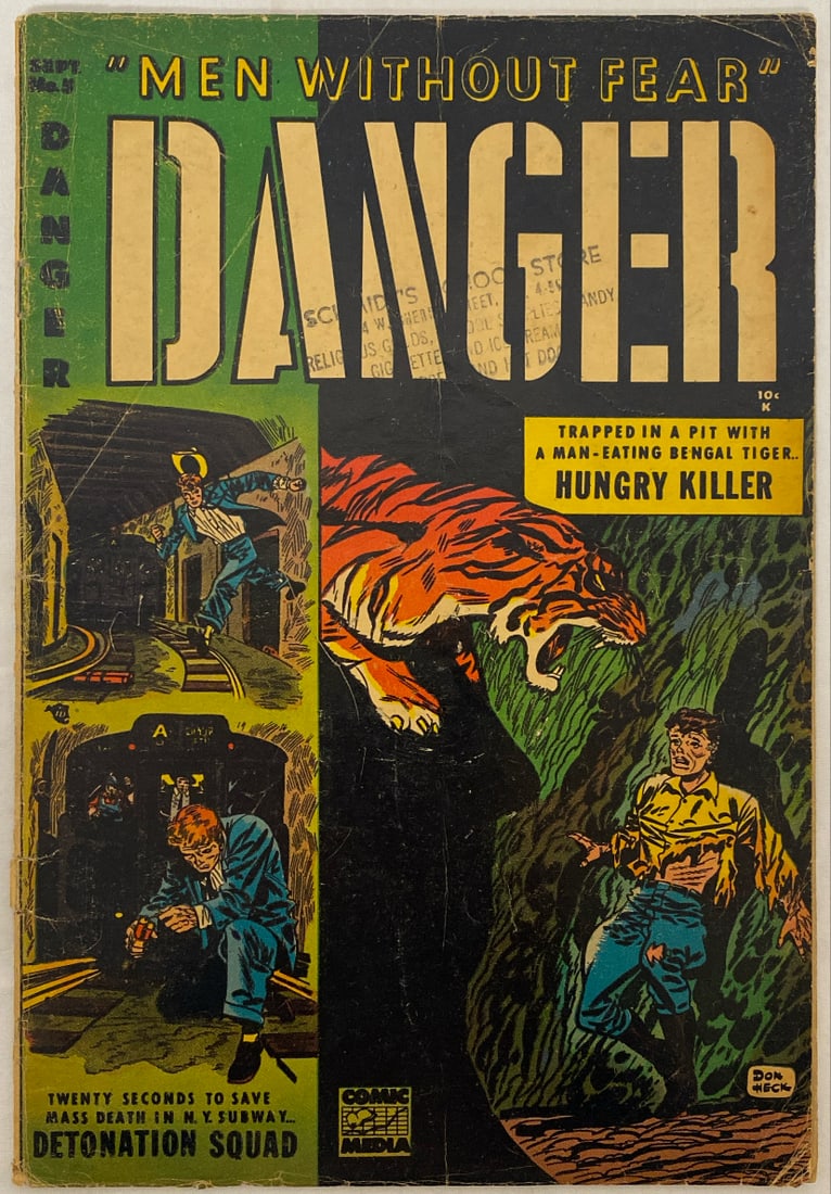 Danger 5 Comic Media Comic Book: 1953, Please preview and see all photos for condition