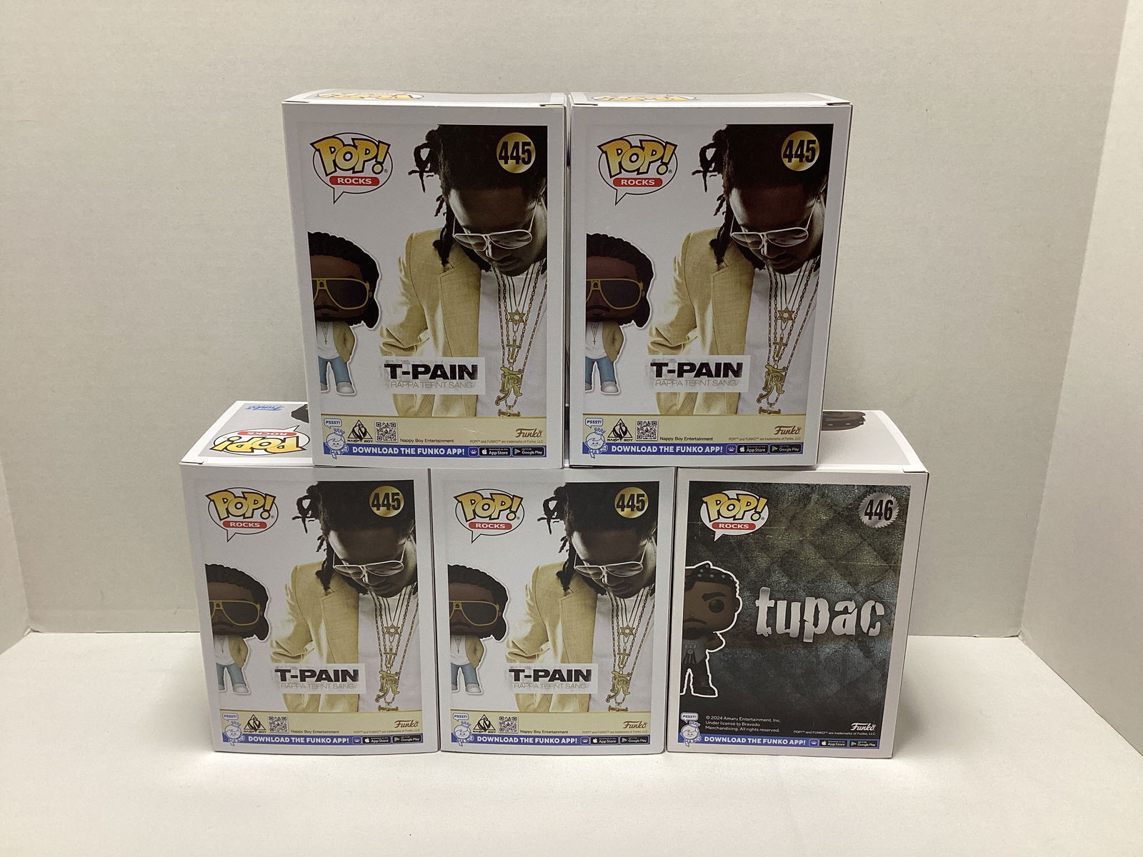 Five Rapper Funko Pops - 5