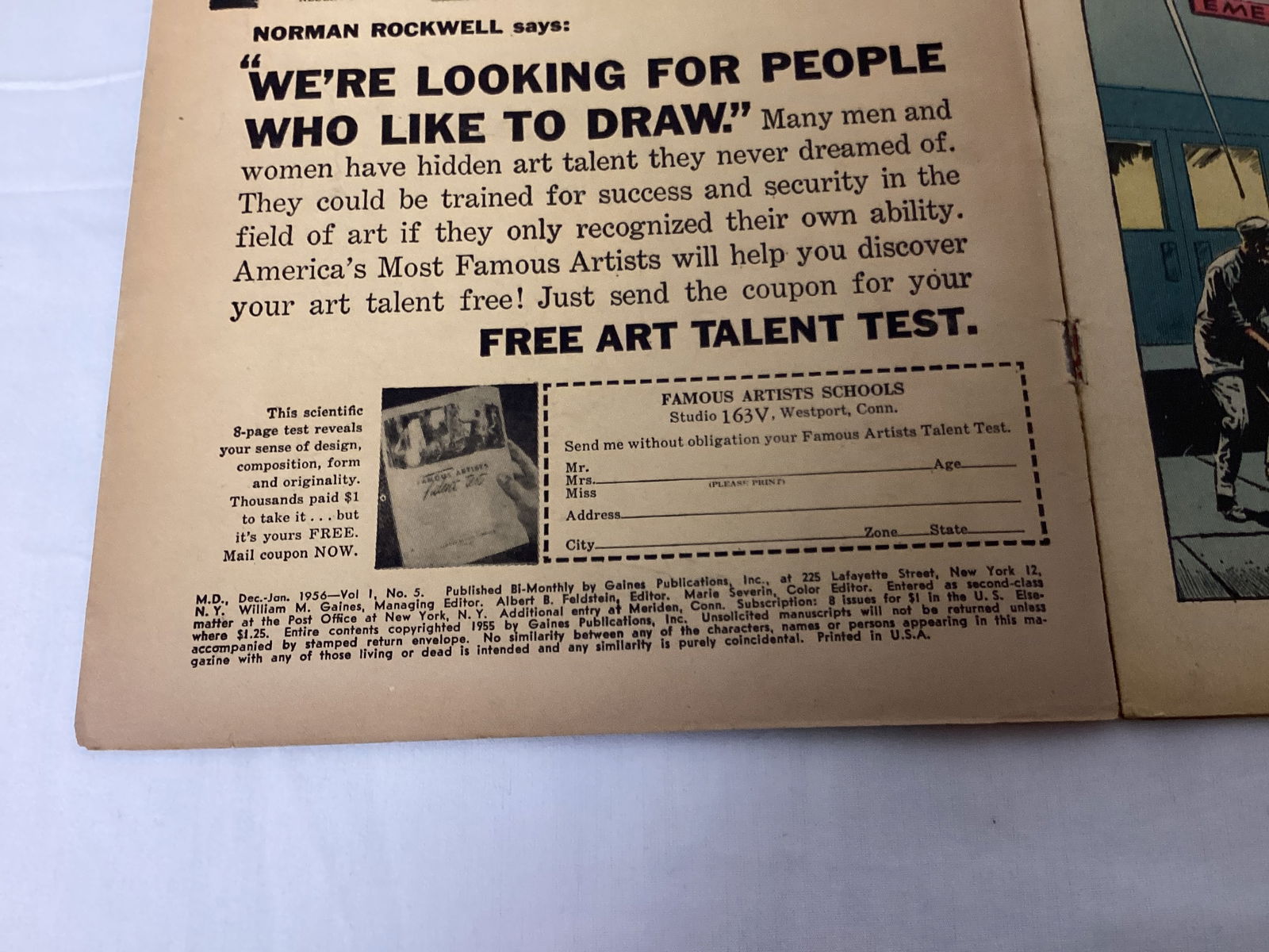 M.D. Comics 5 EC Comic Book - 7