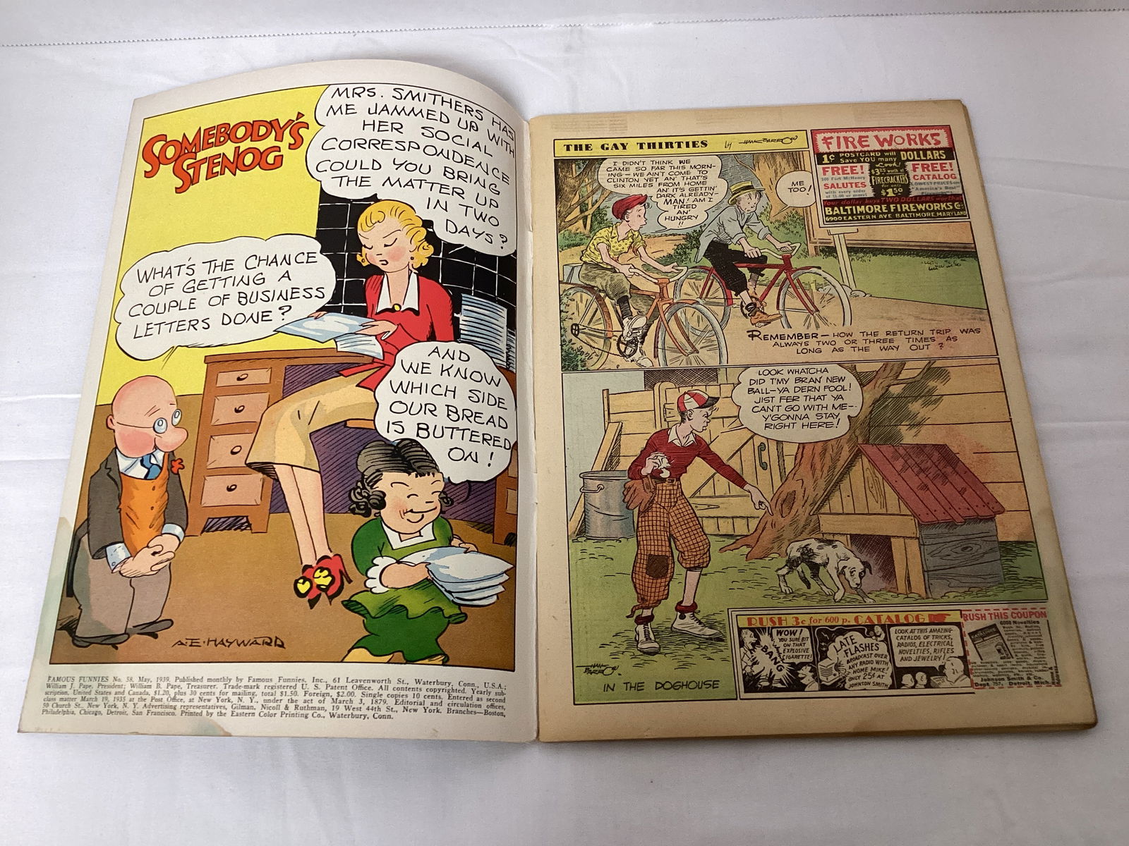 Famous Funnies 58 Comic Book - 6