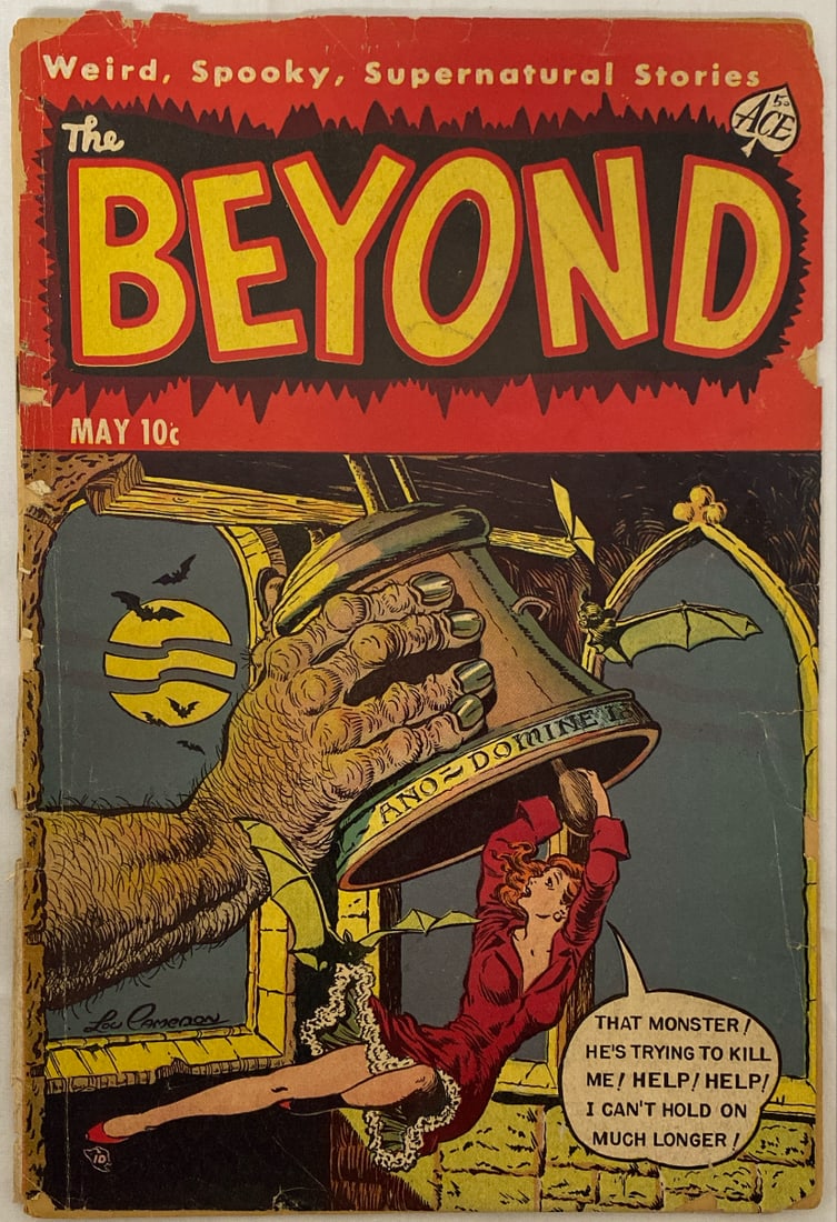The Beyond 20 Ace Comic Book: 1953, detached cover, Please preview and see all photos for condition 
