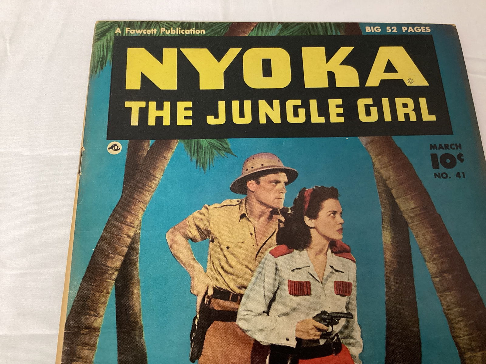 Nyoka the Jungle Girl 41 Fawcett Comic Book - 2